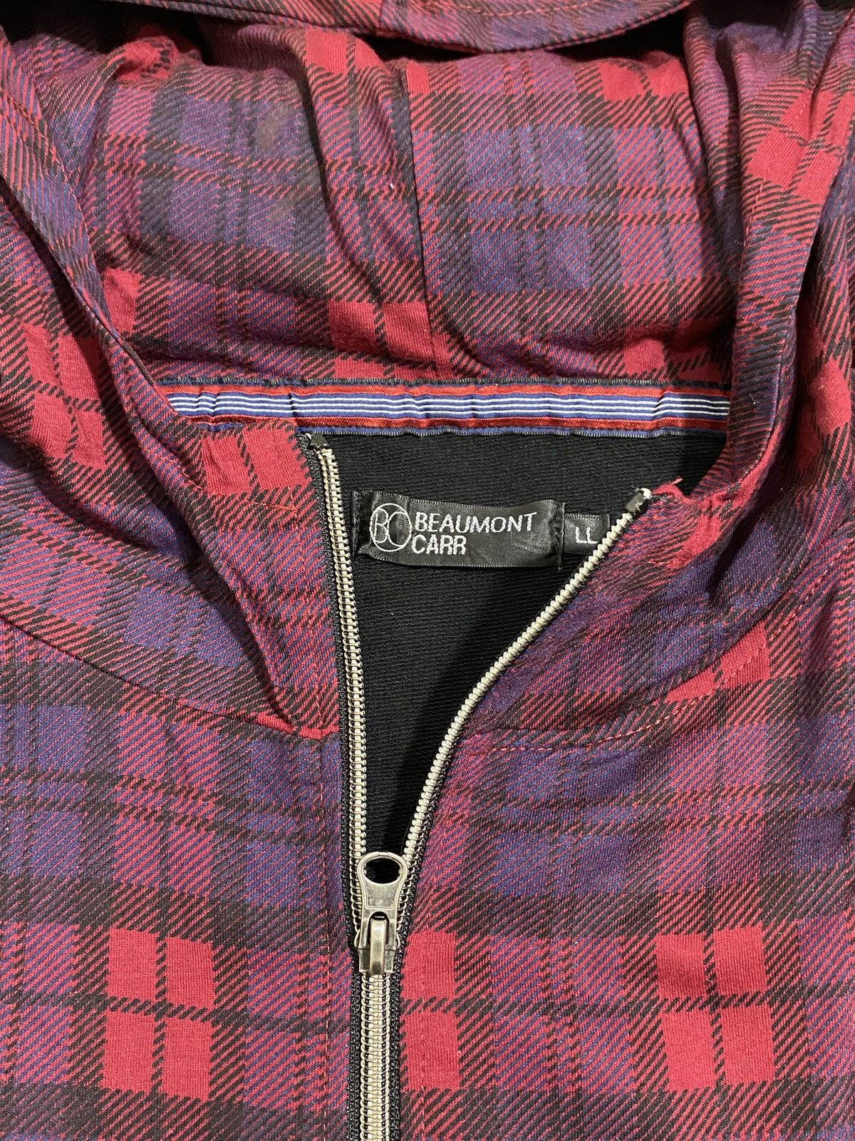 If Six Was Nine × Japanese Brand × Le Grande Bleu (L.G.B.) RARE ❤️‍🔥 Beaumere double layer bono zipper hoodie GOA style Size US L / EU 52-54 / 3 - 7 Thumbnail