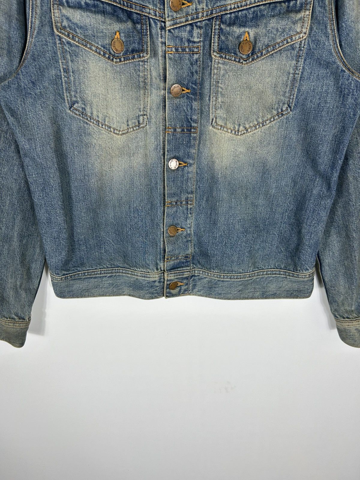 Nudie Jeans Nudie Jeans Organic Denim Jacket Men’s Blue Trucker Jacket Size US M / EU 48-50 / 2 - 6 Thumbnail