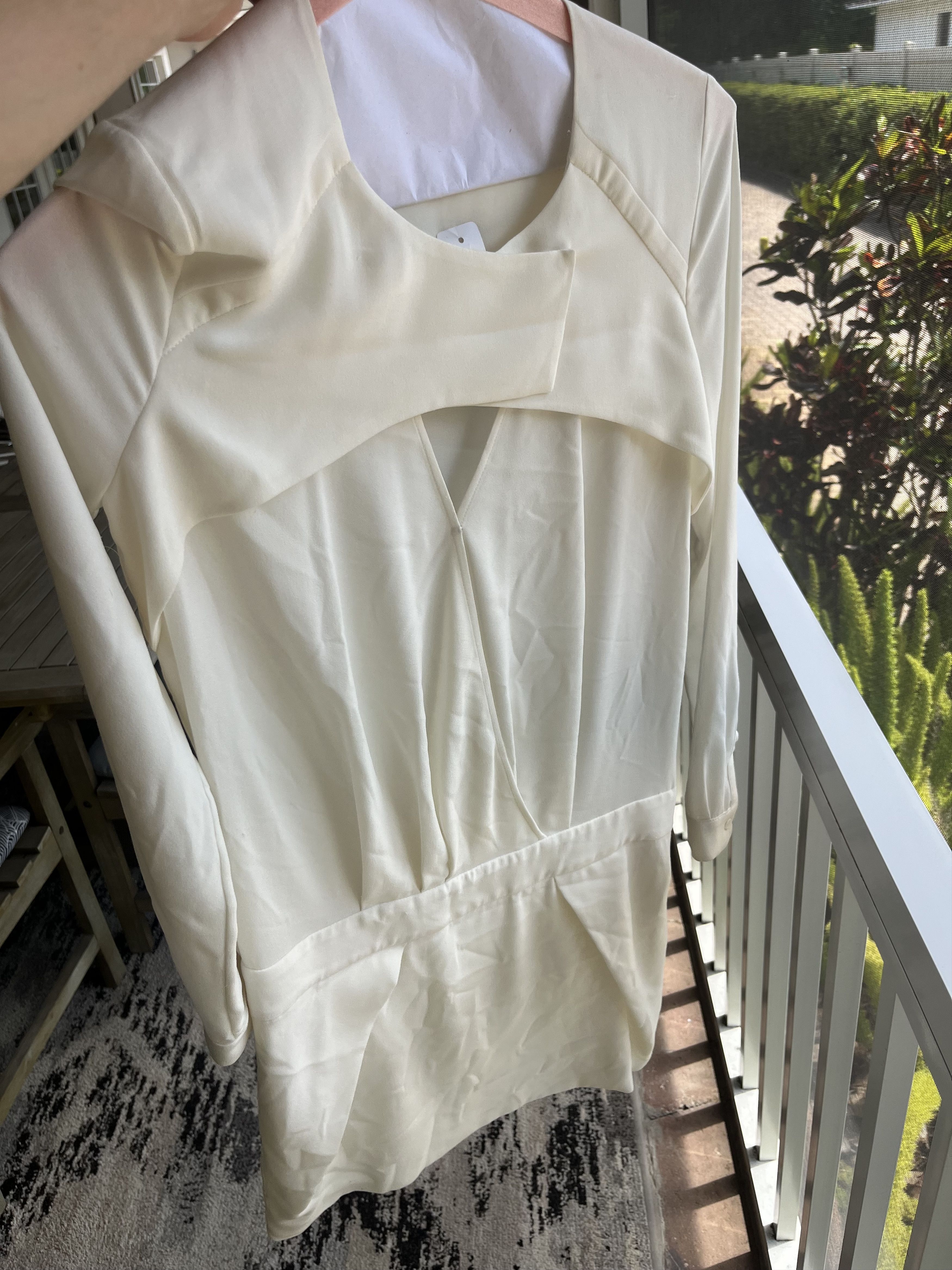 Iro × Vintage IRO White Dress Size XS / US 0-2 / IT 36-38 - 4 Thumbnail