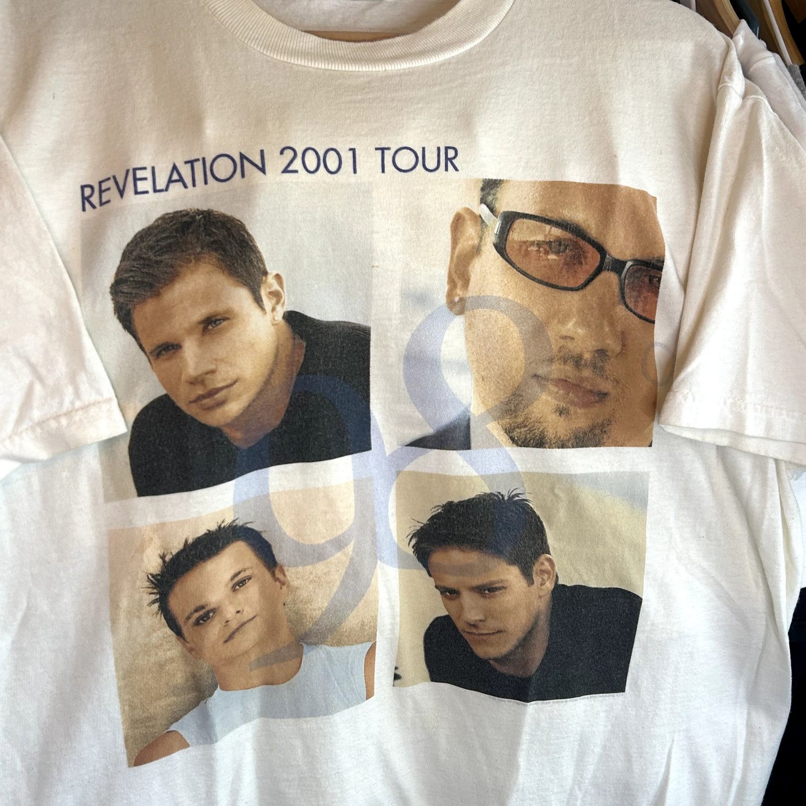 Delta Y2K 98 Degrees Revelation 2001 Tour T-Shirt Large Size US L / EU 52-54 / 3 - 3 Thumbnail