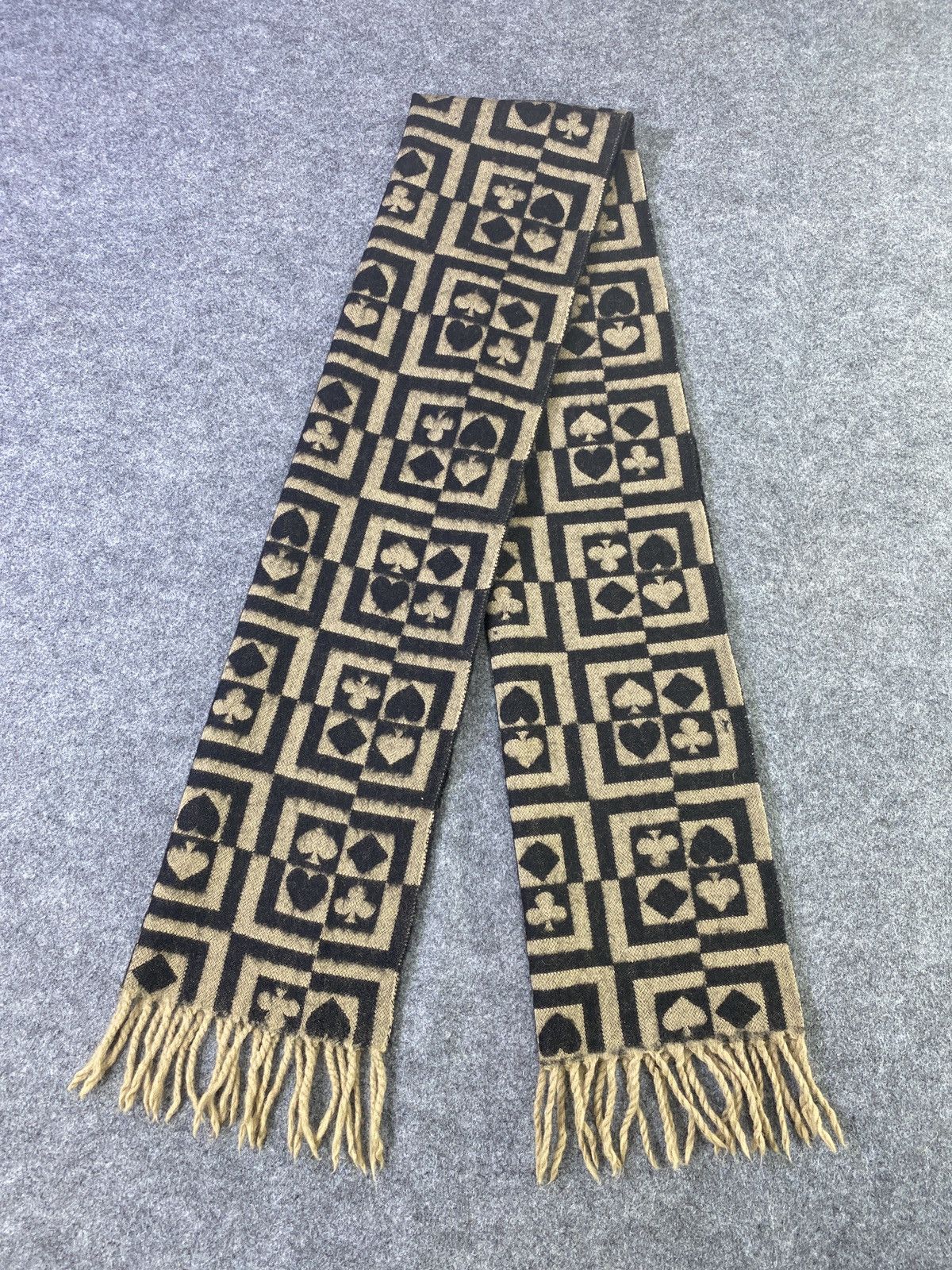 Designer Poker Design Scarf / Muffler / Neckwear T943 Size ONE SIZE - 2 Thumbnail