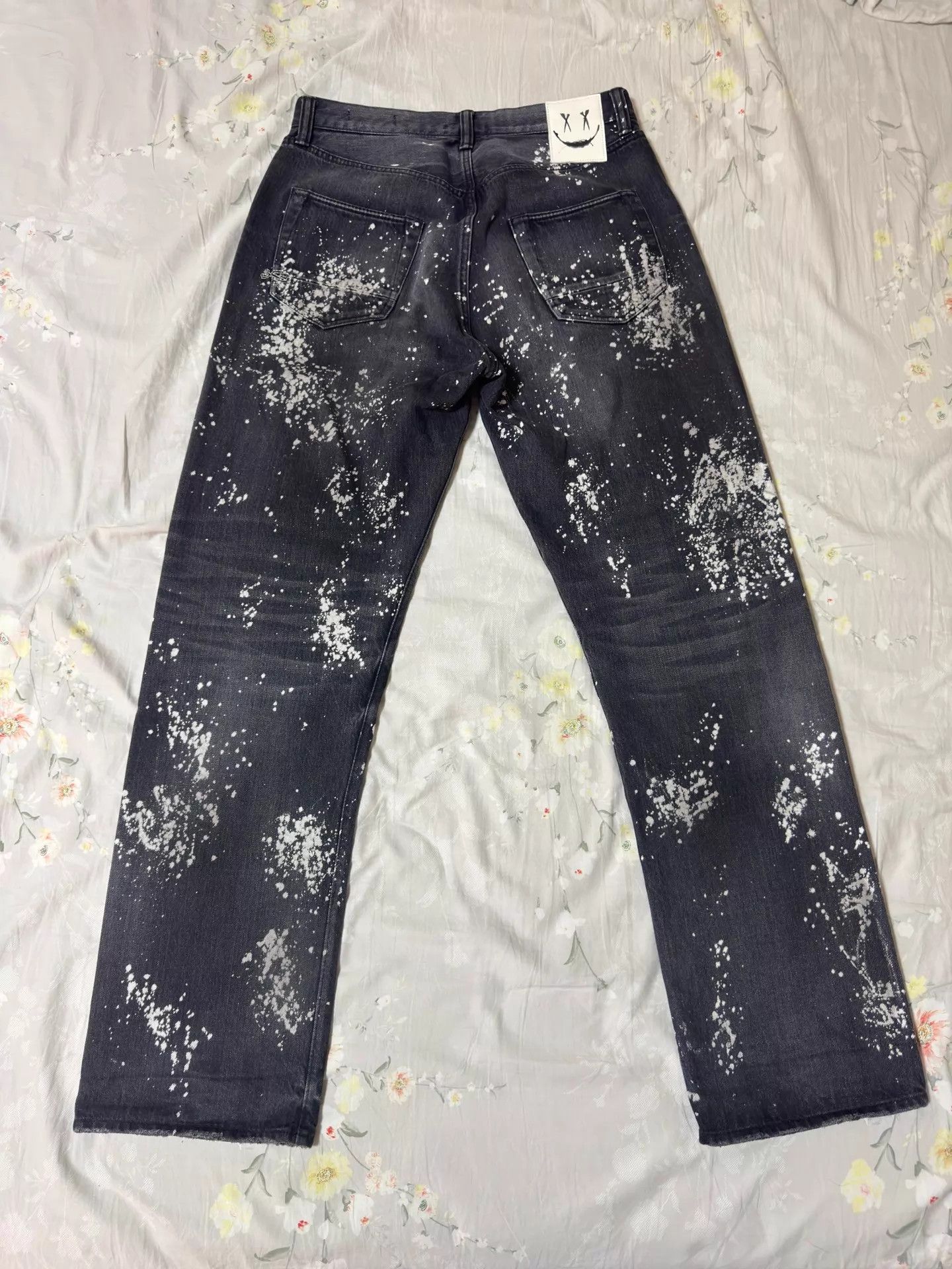 DENHAM Denham x Chen Jie 24ss Limited Dip-Dye Washed Jeans Black 29 Size US 29 - 2 Thumbnail