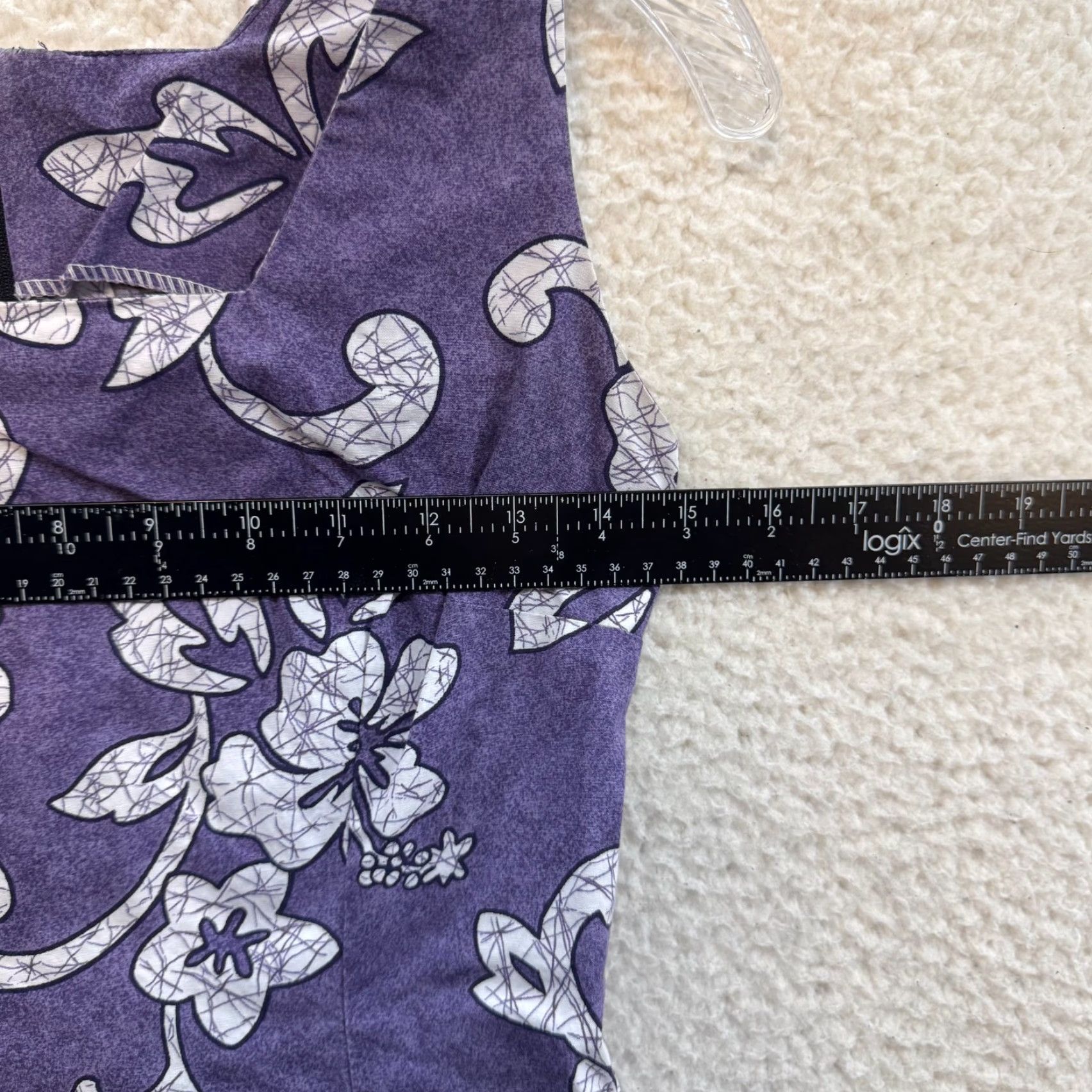 Vintage VINTAGE 90s Hawaiian Mini Dress M Purple Hibiscus Floral Tropical Coconut Women's S/ M Casual Cotton Sportswear Beach Size M / US 6-8 / IT 42-44 - 5 Thumbnail