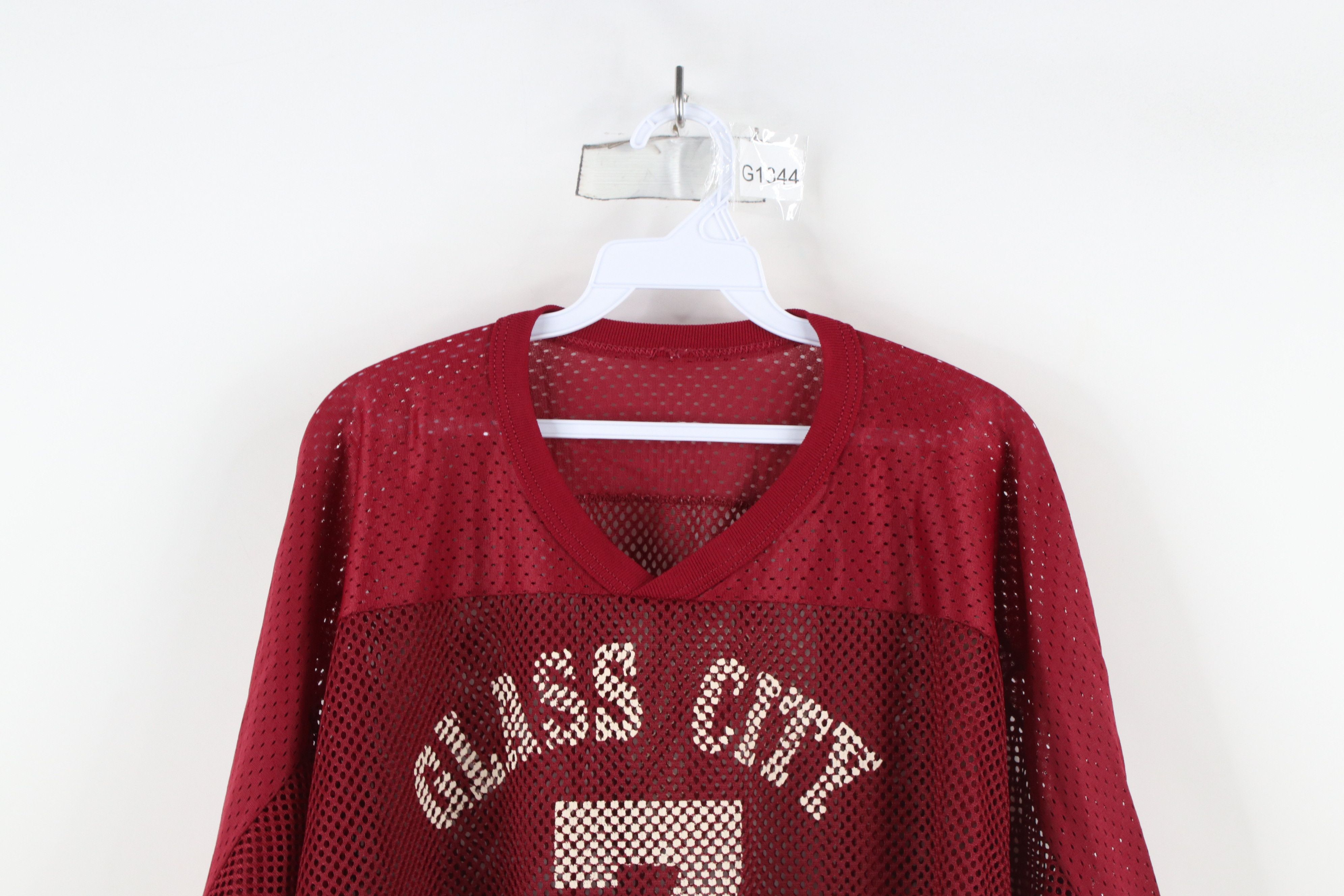 Vintage Vintage 90s Bike Mesh Glass City Lacrosse Jersey Red #7 USA Size US XL / EU 56 / 4 - 2 Thumbnail
