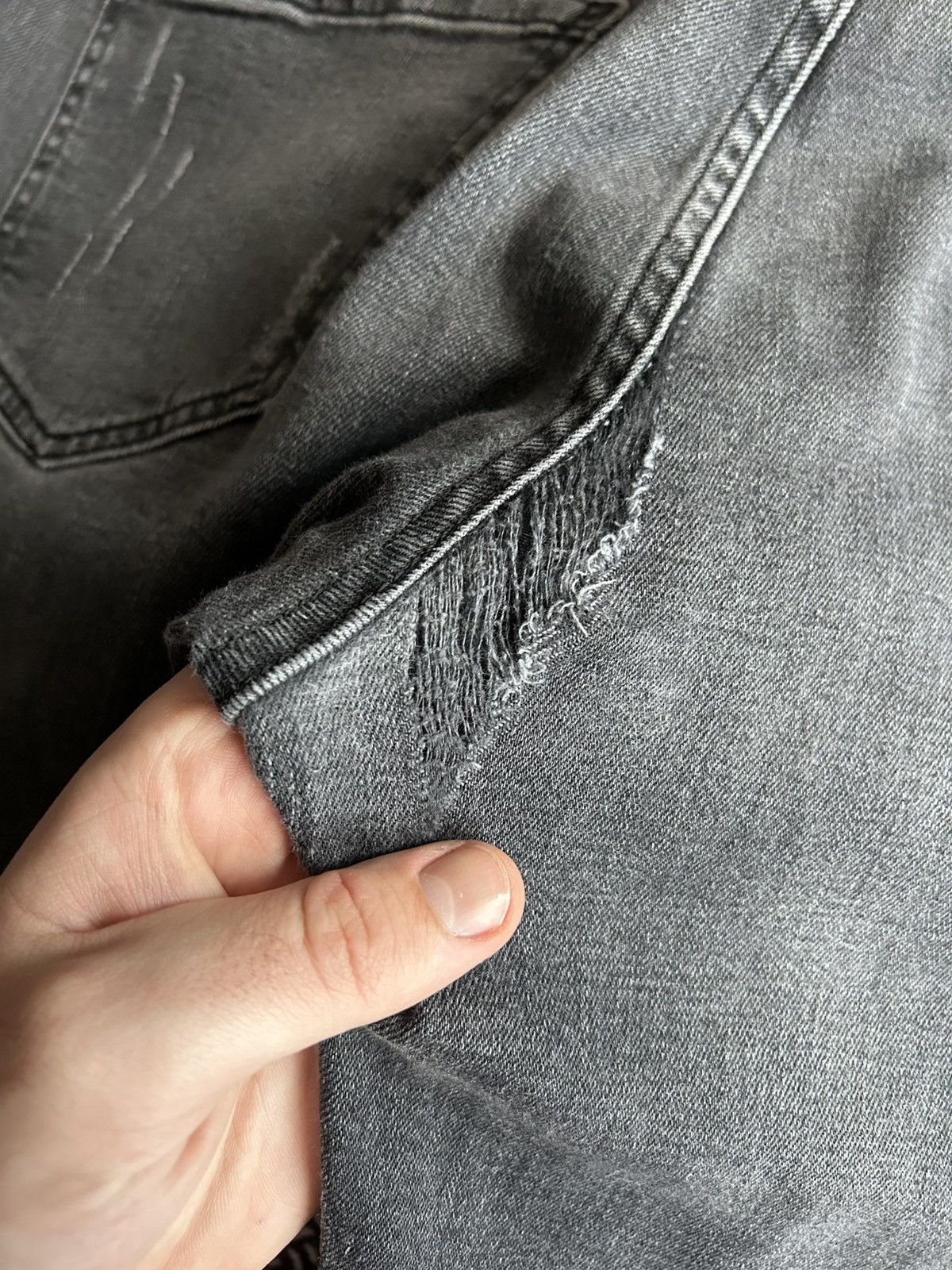Dsquared2 Dsquared2 Distressed Black Denim Jeans Wash Italy Size 52 Size US 36 / EU 52 - 15 Thumbnail