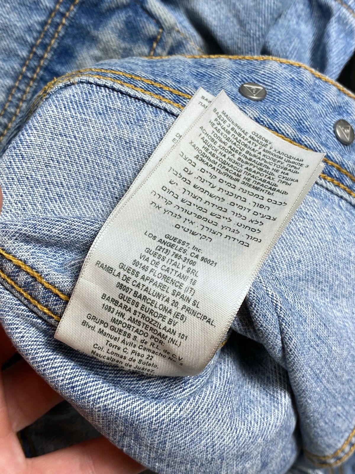 Guess Guess Vintage Jeans Jacket Big logo Size US XL / EU 56 / 4 - 19 Thumbnail