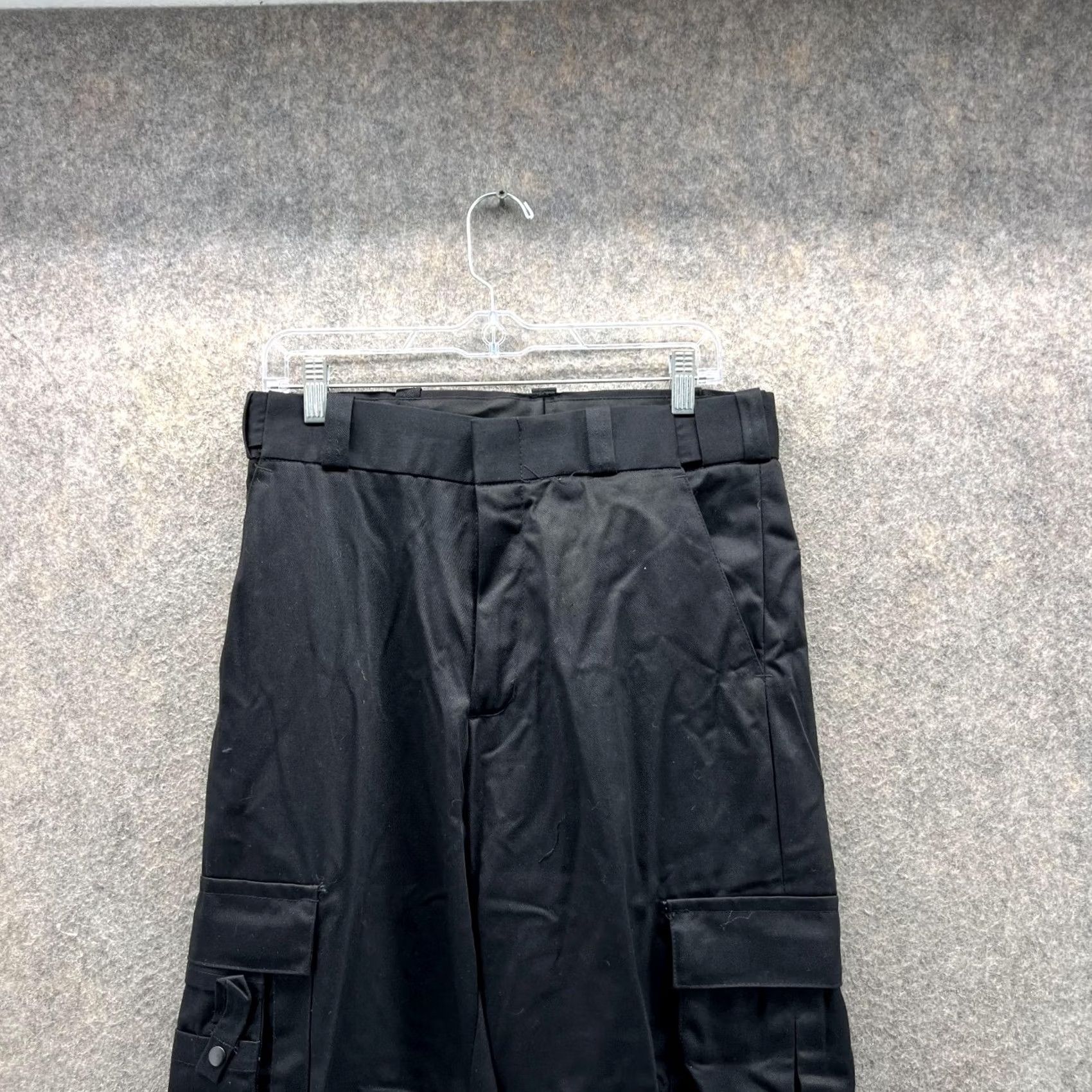 Vintage Tact Squad Pants Men 30 Black Cargo Combat Polyester Cotton Police Military Pants Mens Regular Pocket Cargo Pants Black 30 in Inseam 30 in Size US 30 / EU 46 - 7 Thumbnail