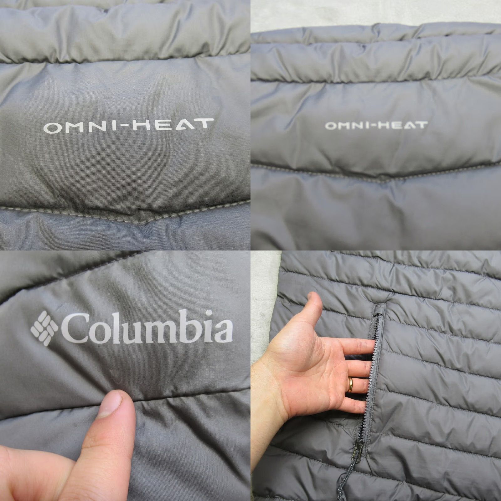 Vintage Columbia Vest Mens 3XT Gray Lightweight Insulated Omni Heat Puffer Slope Edge II Size US XXL / EU 58 / 5 - 8 Thumbnail