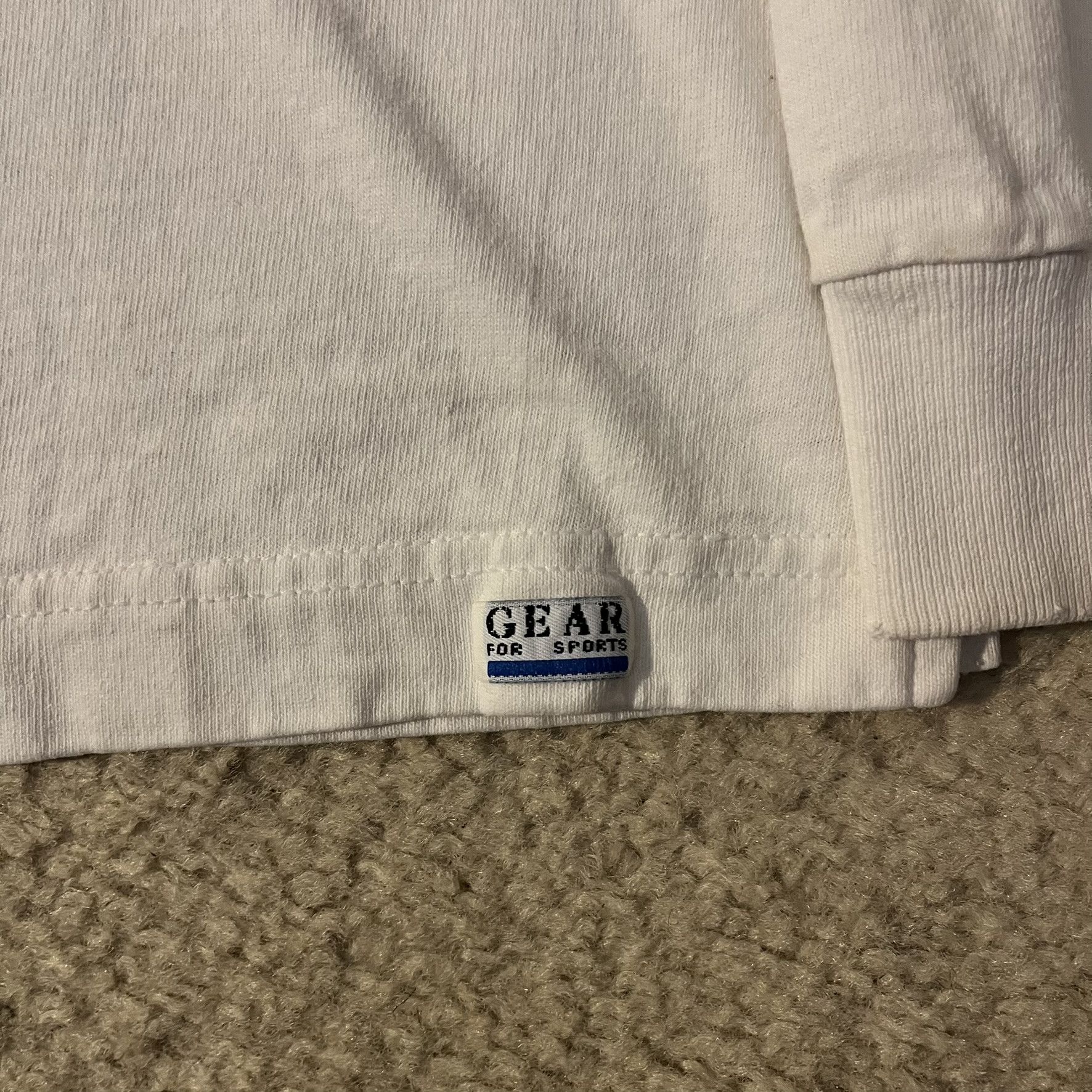 Gear for Sports VTG 90s Hilton Head Island Map Sailboat White Travel Tee Size US M / EU 48-50 / 2 - 4 Thumbnail