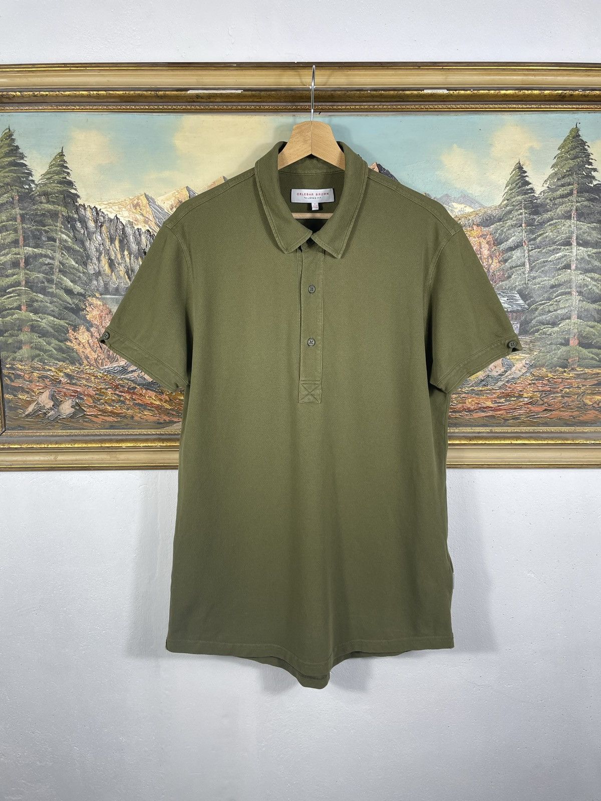 Designer × Orlebar Brown Green Polo Orlebar Brown T shirt Size US XL / EU 56 / 4 - 1 Thumbnail