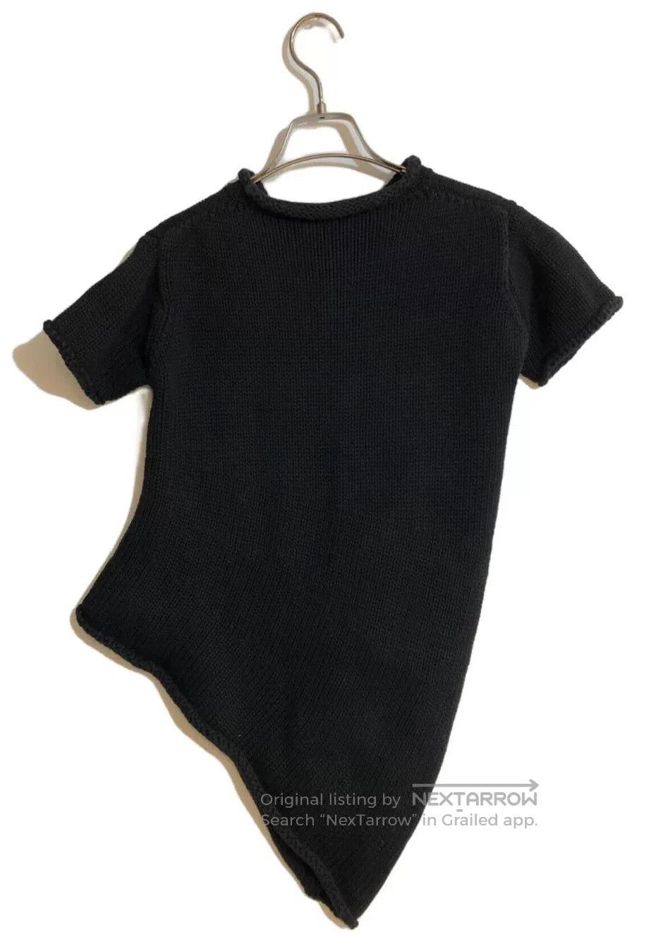 Yohji Yamamoto Y's Yohji Yamamoto 97SS Asymmetric Knit Top. Size XS / US 0-2 / IT 36-38 - 2 Thumbnail