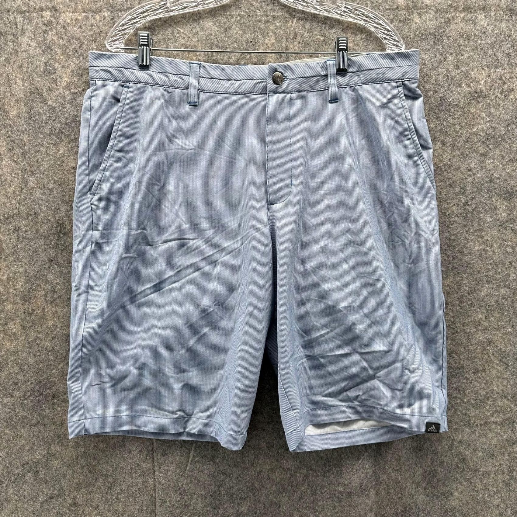 Adidas Adidas Shorts Men 36 Blue Outdoors Pocket 365 Athletic Golf Chino Trefoil Soft Size US 36 / EU 52 - 2 Thumbnail