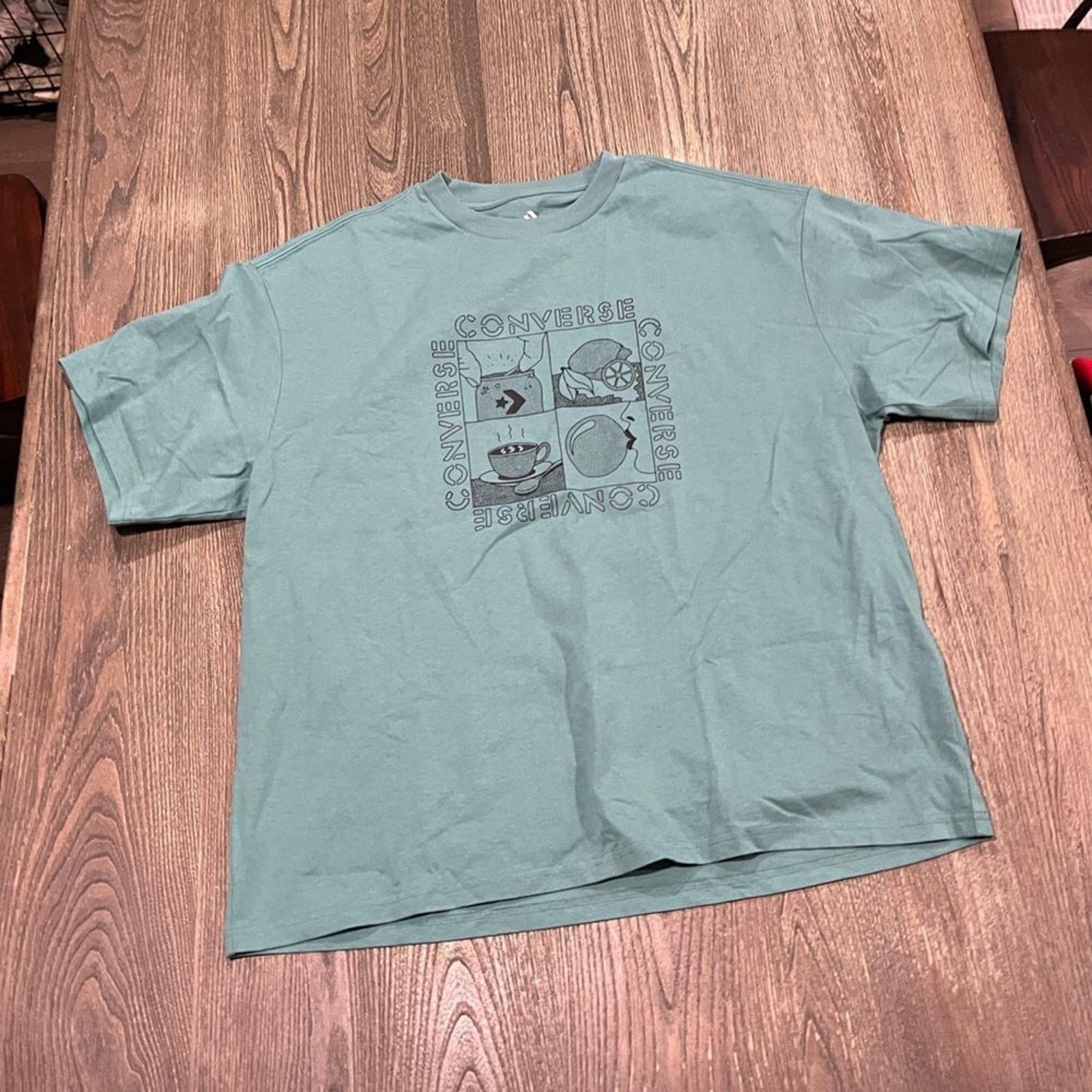 Converse NWT Converse Mens Converse Sensory Graphic T-Shirt Size M Size US M / EU 48-50 / 2 - 1 Thumbnail