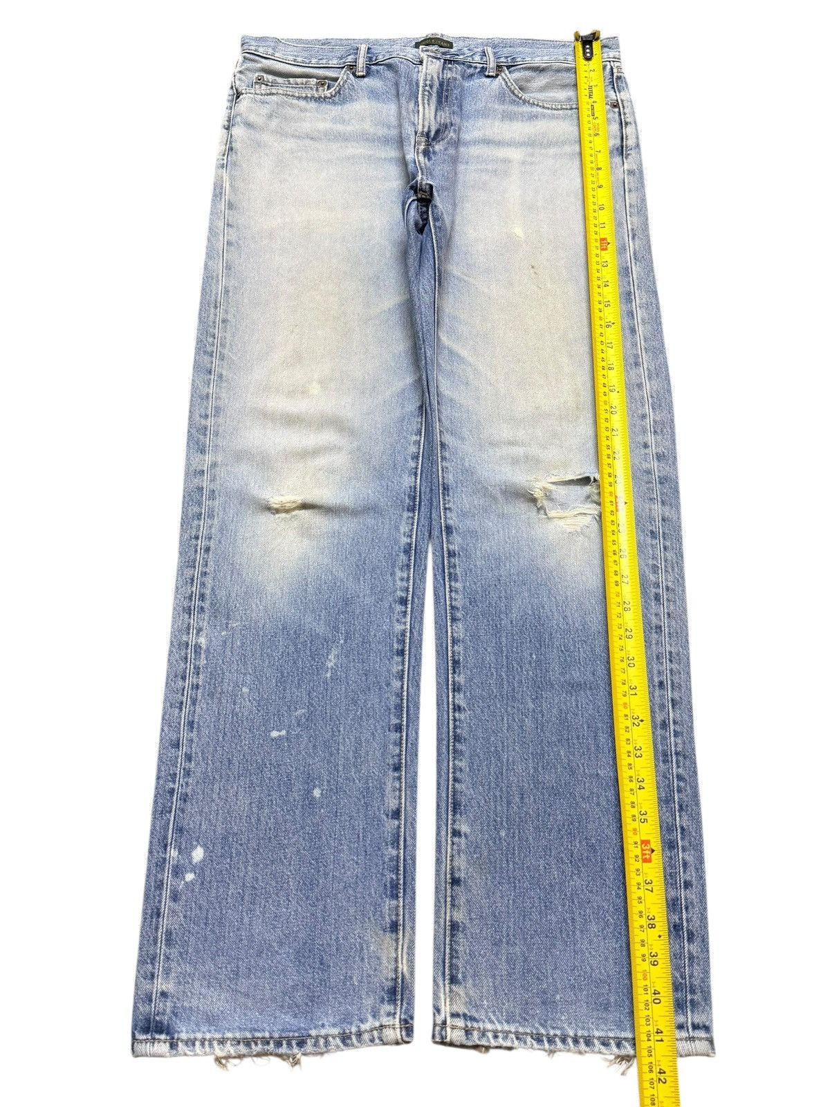 Uniqlo Vintage Japanese Uniqlo Light Faded Wash Distressed Loose Size US 34 / EU 50 - 12 Thumbnail