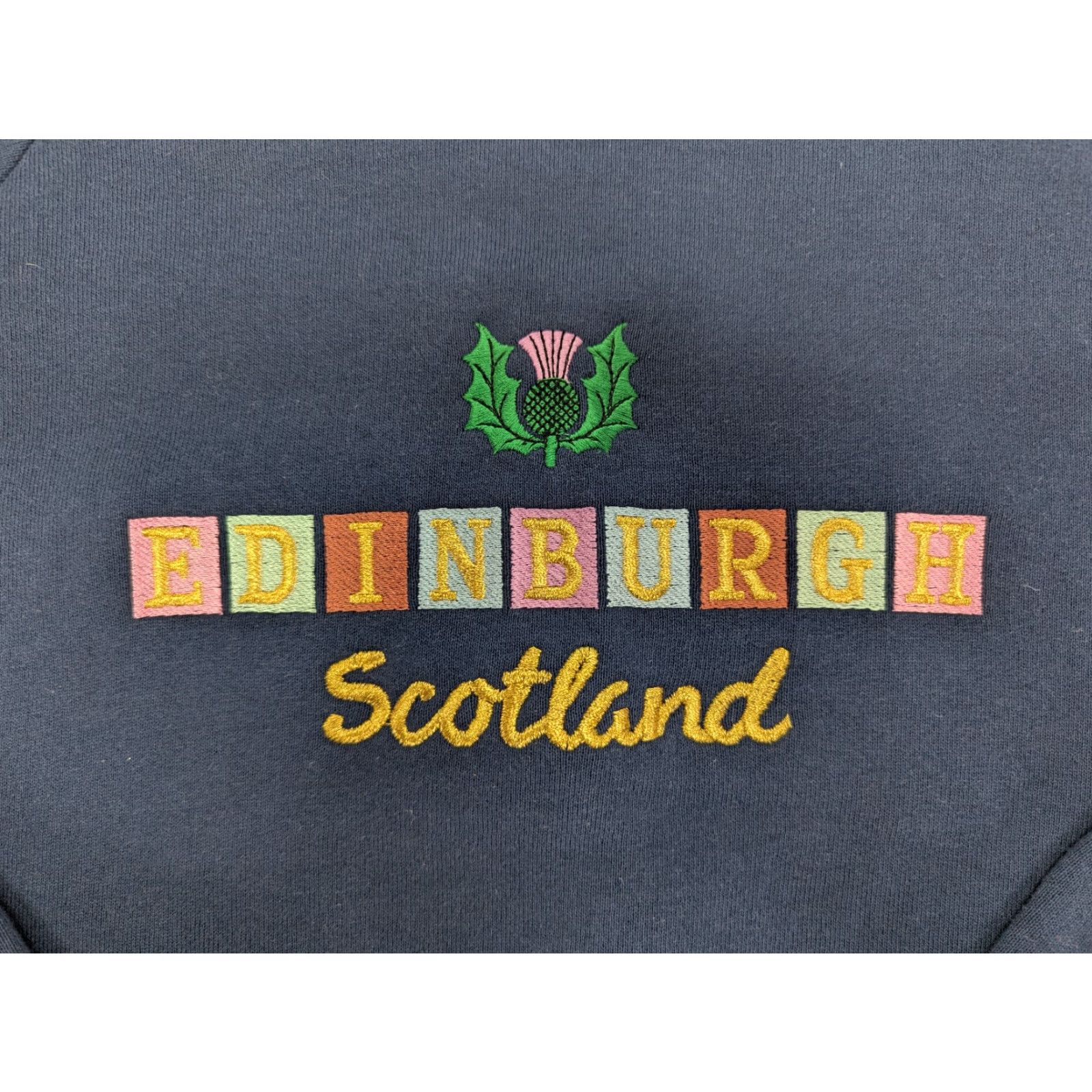 Vintage VINTAGE Screen Stars Pullover Sweatshirt Navy Blue M Men Ireland Embroidered Logo Crew Neck Knit All Seasons Size US M / EU 48-50 / 2 - 2 Thumbnail