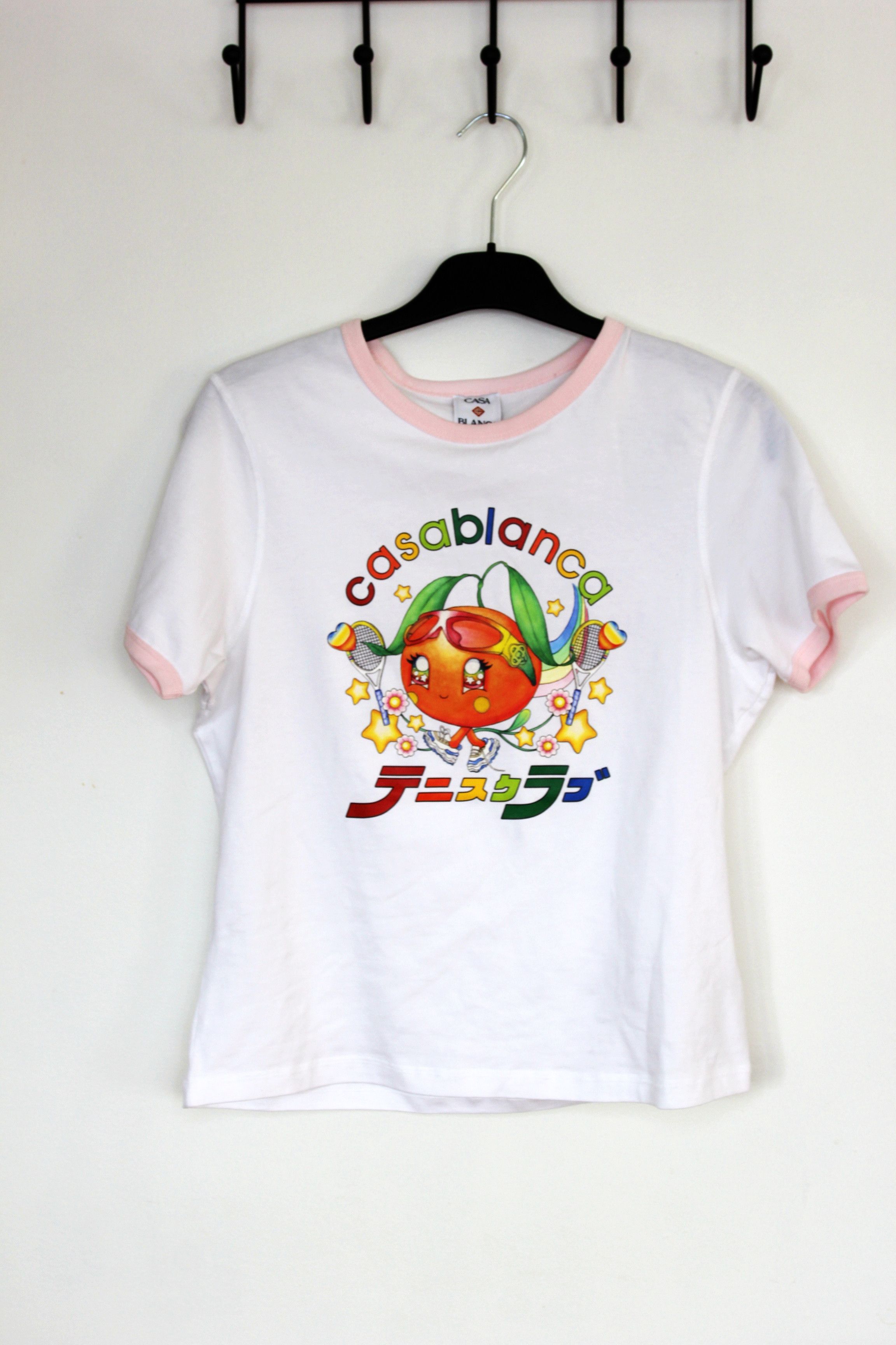Casablanca BNWT AW25 CASABLANCA ORANGE MASCOT TSHIRT L Size L / US 10 / IT 46 - 2 Thumbnail