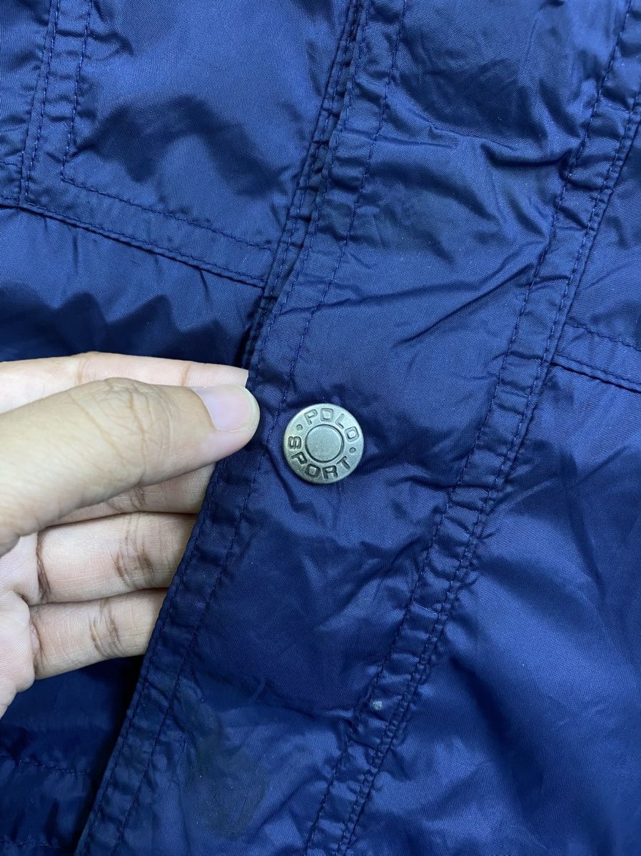 Polo Ralph Lauren Vintage Polo Sport Nylon Zipper Long Jacket Size US XXL / EU 58 / 5 - 9 Thumbnail