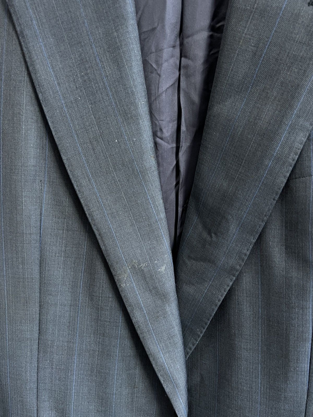 Designer × Ermenegildo Zegna × Vintage Vintage Ermenegildo Zegna Navy Luxury Old Money Style Blazer Size 40L - 4 Thumbnail