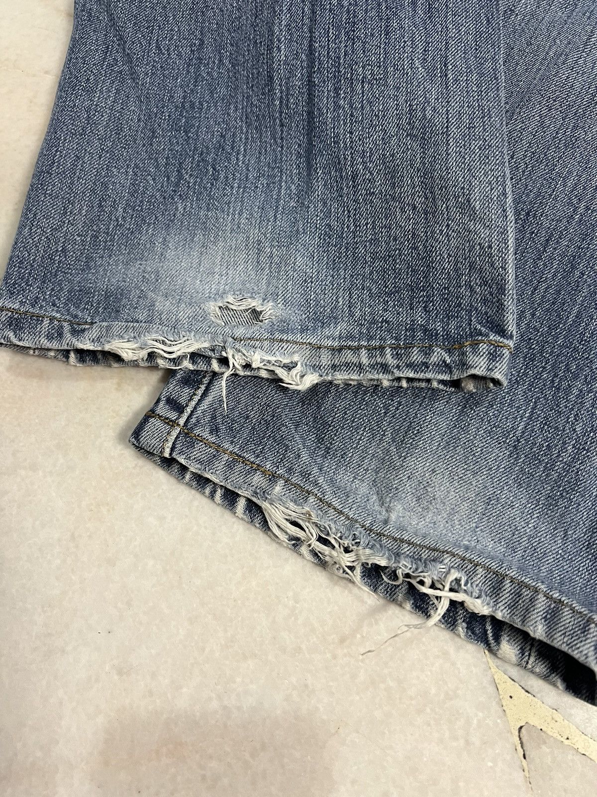 If Six Was Nine × Levi's 💥Baggy💥Vintage Levis 501 Distressed Jeans Size US 33 - 10 Thumbnail