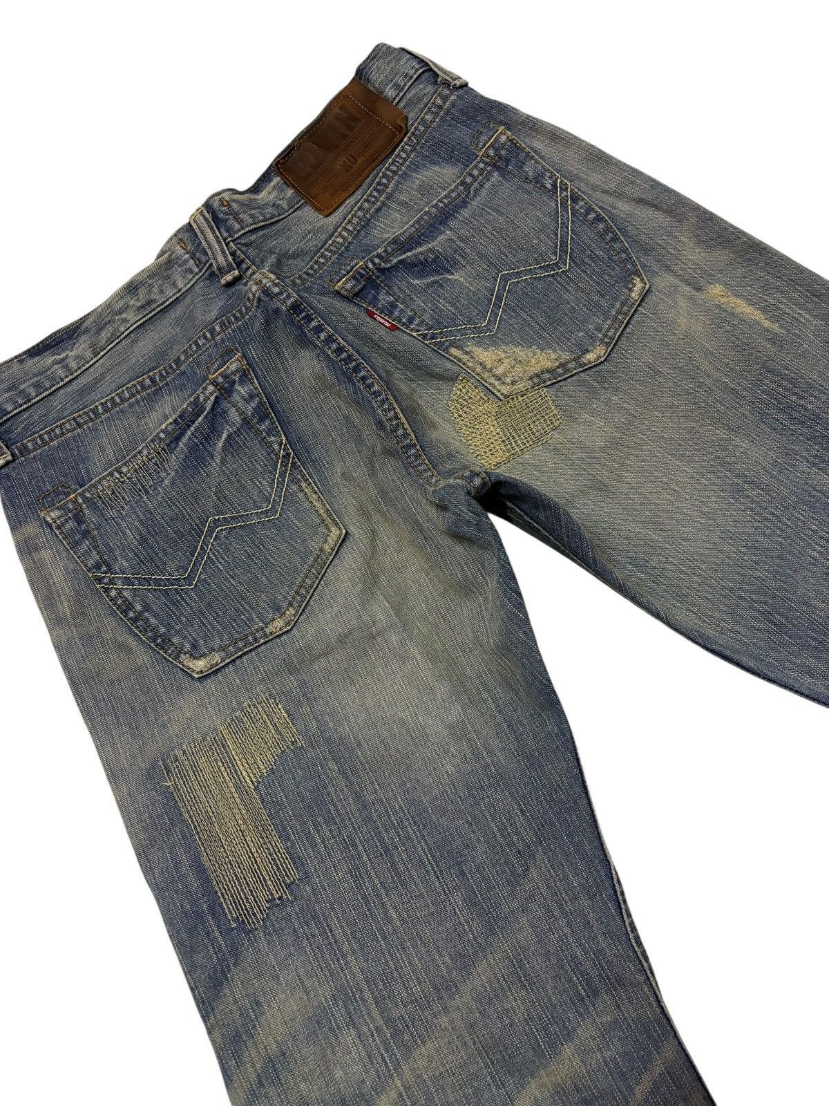 Edwin Vtg Edwin XV Japan 403 Distressed Jeans Size US 32 / EU 48 - 5 Thumbnail