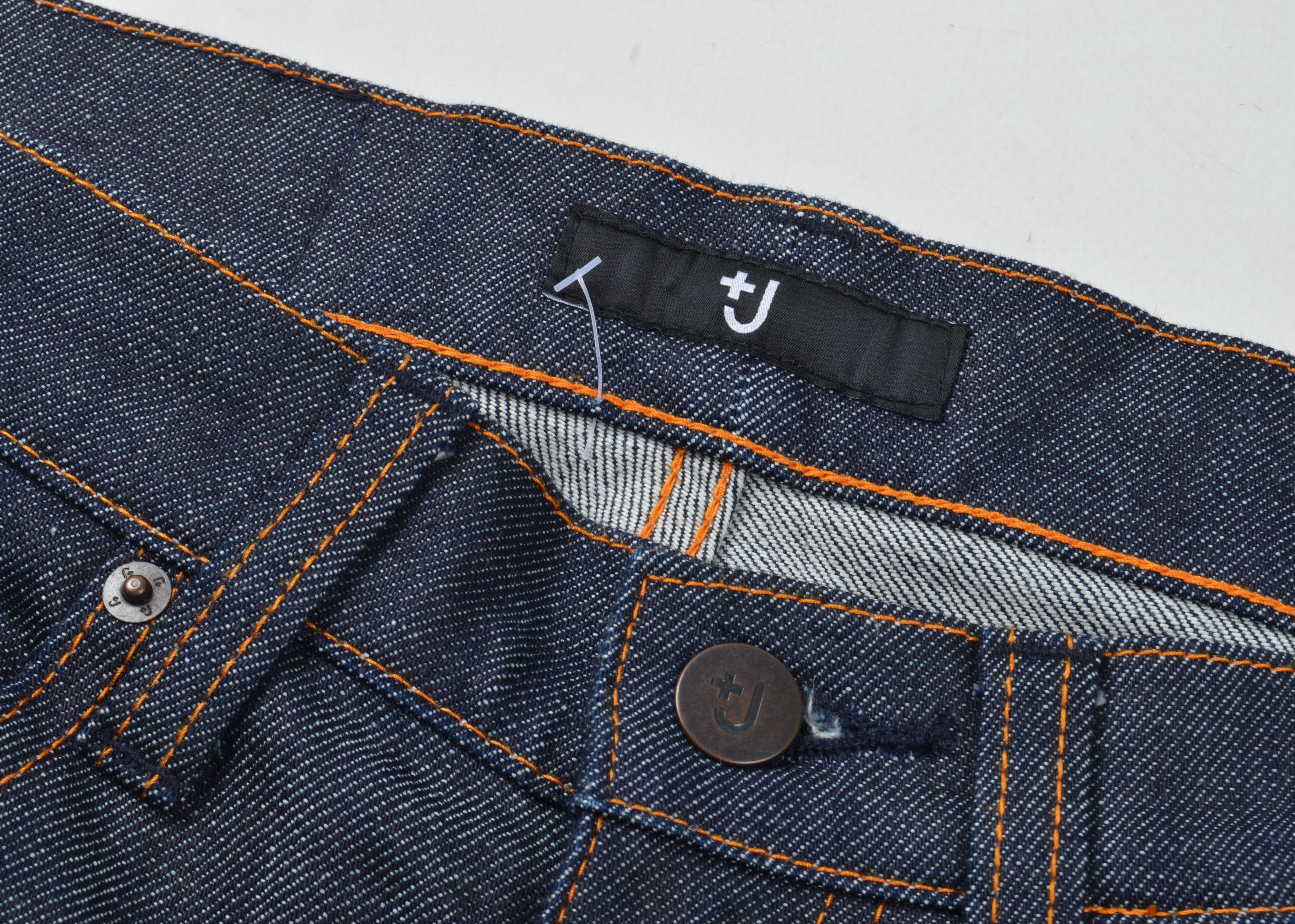 Designer × Jil Sander × Uniqlo Uniqlo X Jil Sander +J Blue Straight Slim Selvedge Denim Size 27" / US 4 / IT 40 - 4 Thumbnail