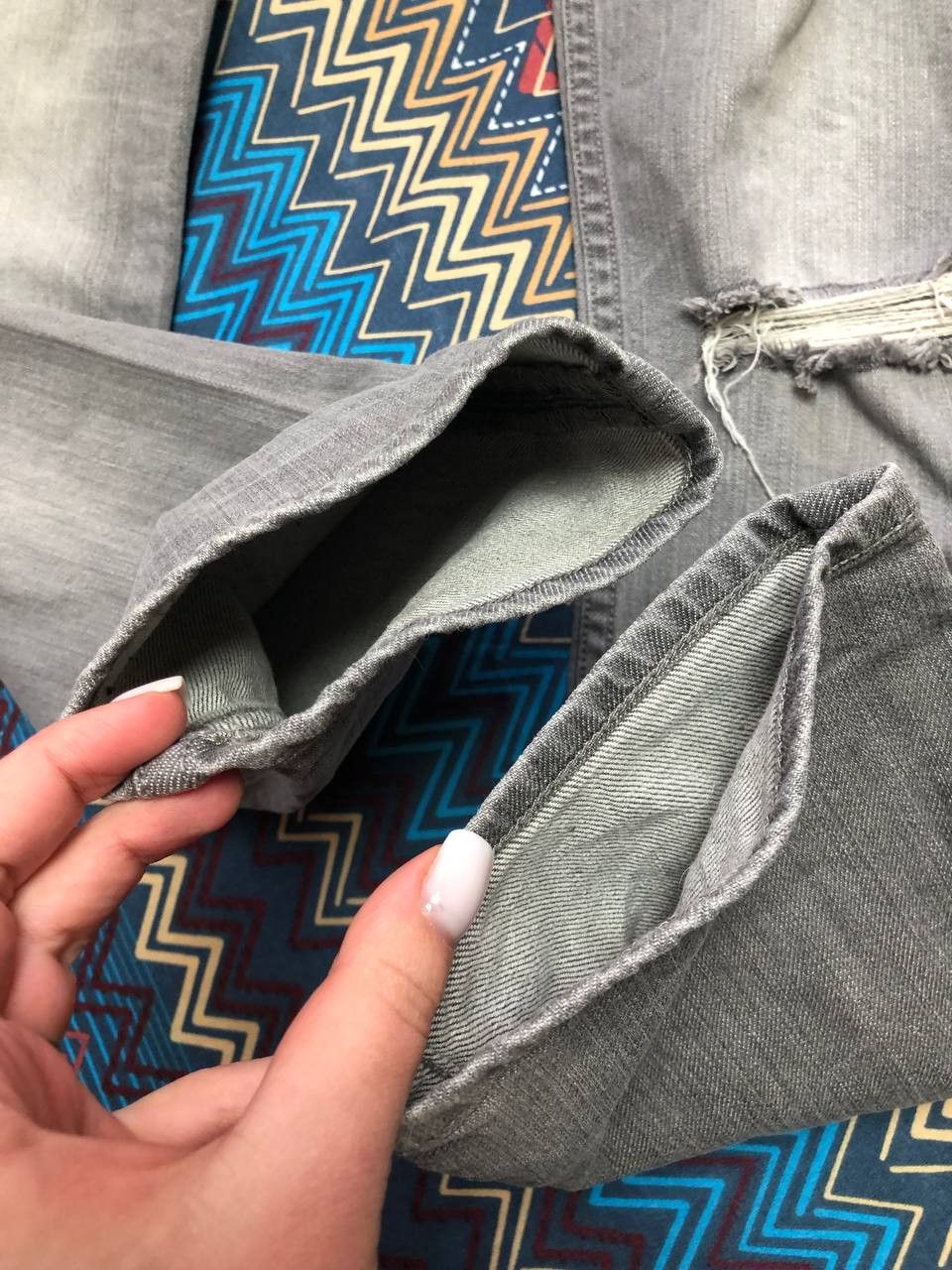 Allsaints × Japanese Brand Vintage pants y2k denim distressed Japan style Size US 33 - 12 Thumbnail