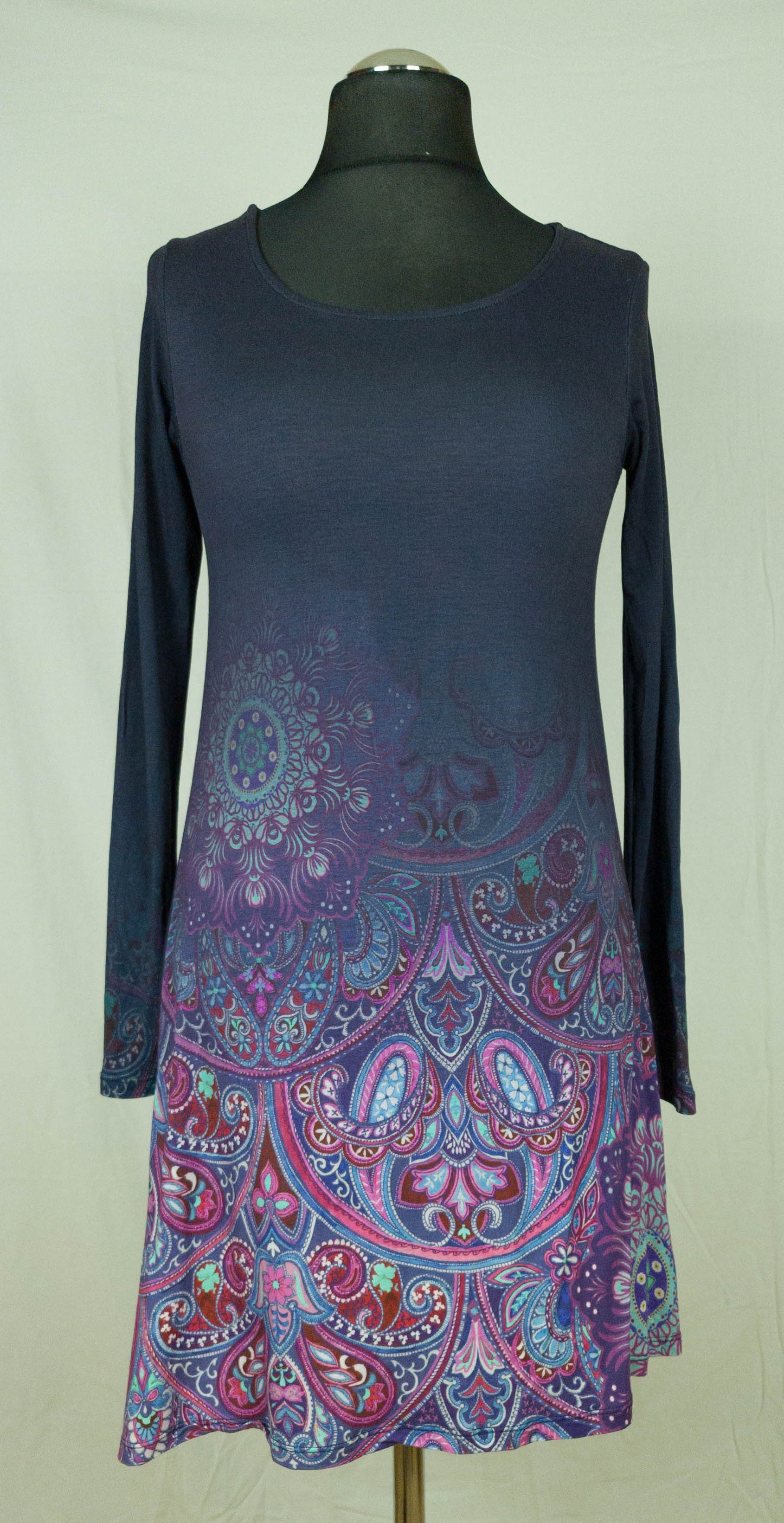 Desigual Desigual womens dress long sleeve size S-M ( LABEL S) Size S / US 4 / IT 40 - 1 Thumbnail