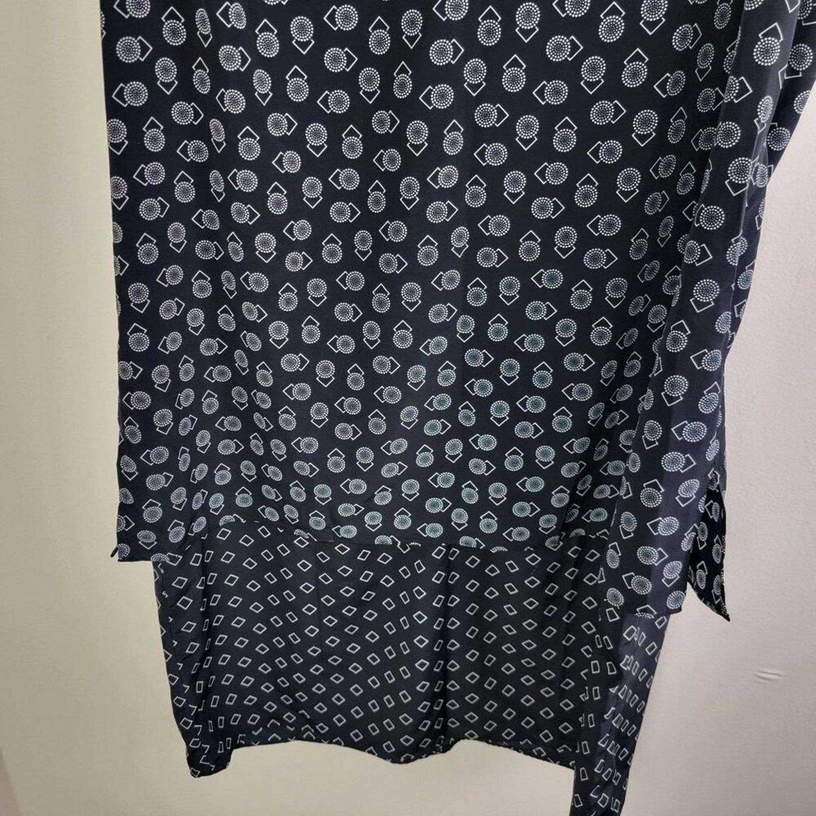 Lauren Ralph Lauren Lauren Ralph Lauren Printed Shift Dress size 14P Black Size XL / US 12-14 / IT 48-50 - 4 Thumbnail