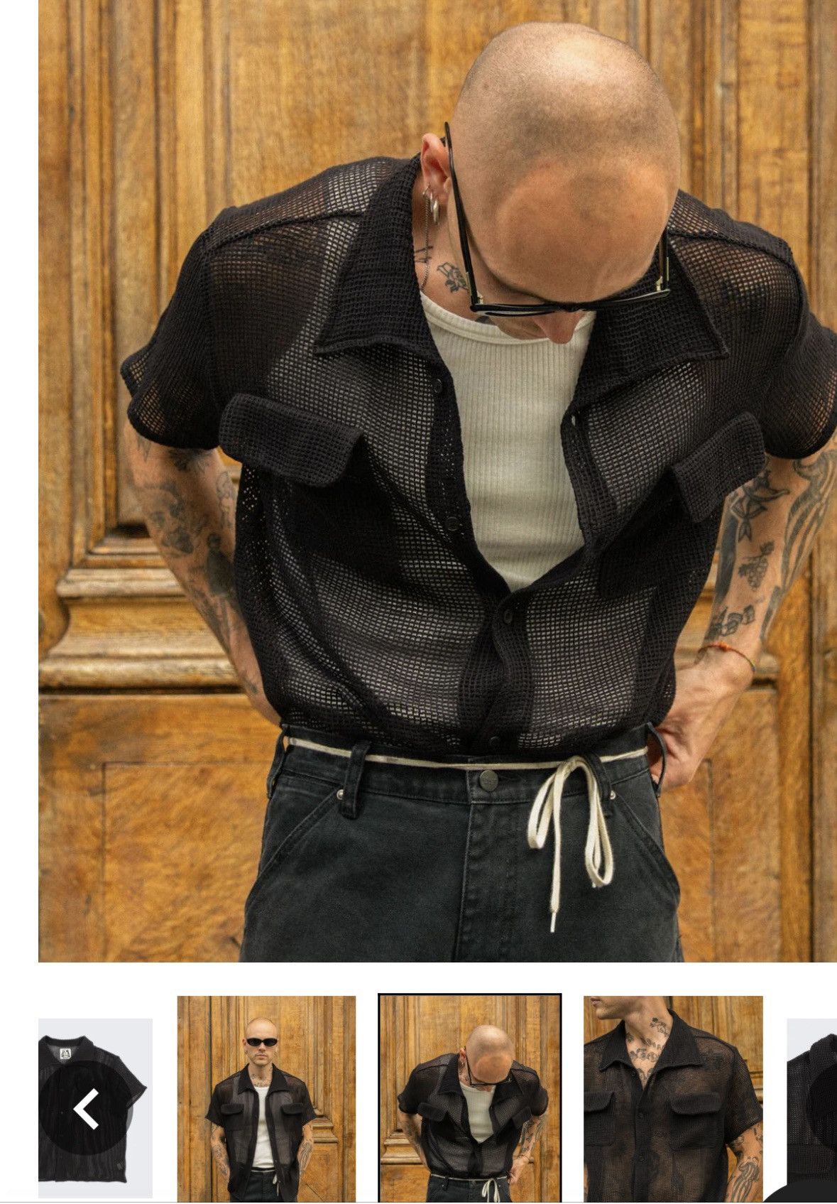 BRUT Archive Brut Archive mesh shirt Size US S / EU 44-46 / 1 - 4 Thumbnail