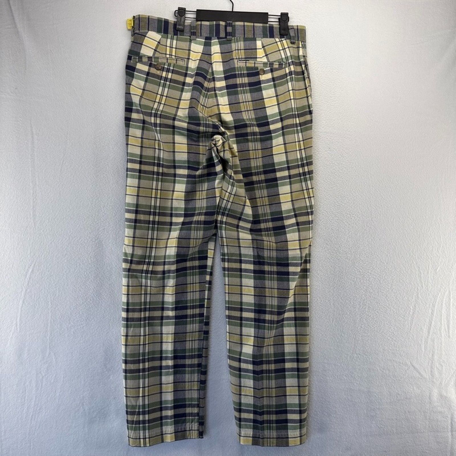 J.Crew J Crew Pants men's 34x32 Green Plaid Preppy Golf Cricket Size US 34 / EU 50 - 6 Thumbnail
