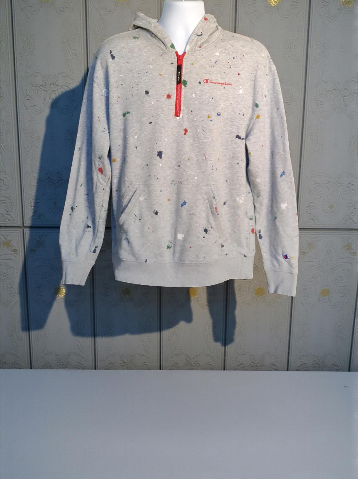 Champion Champion Authentic Athleticwear Medium Gray Hoodie with Mult Size US M / EU 48-50 / 2 - 3 Thumbnail