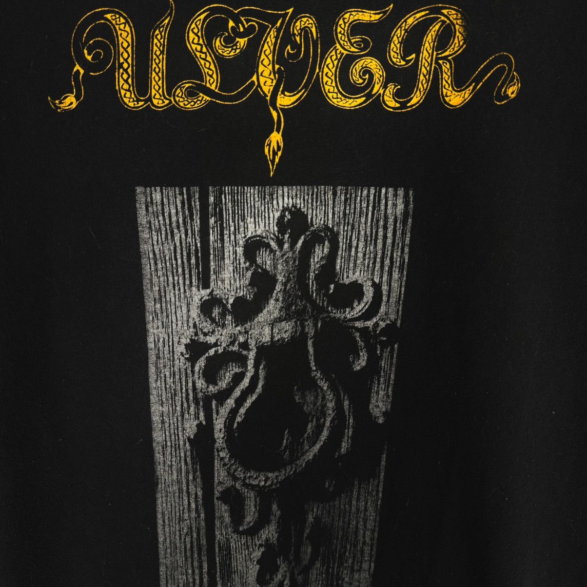 Band Tees Vintage 90s Ulver Band Black Metal Rare Hanes T Shirt Size US XL / EU 56 / 4 - 4 Thumbnail