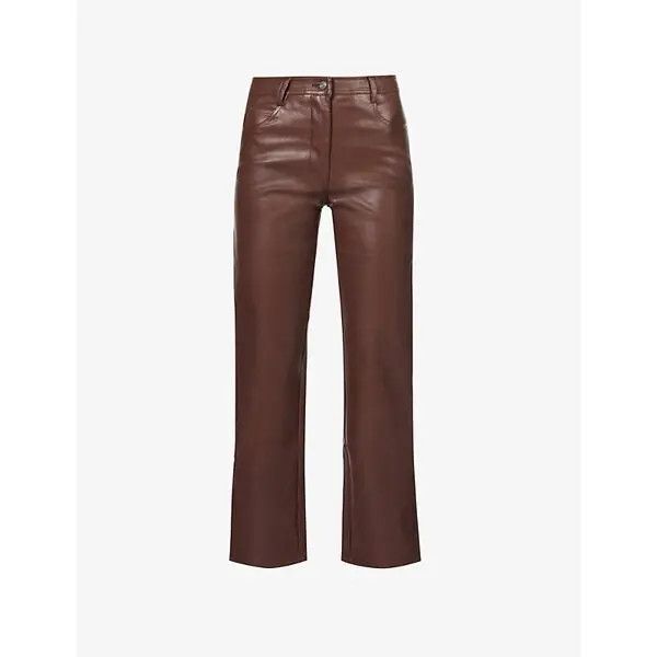 Miaou o1mle0425 Junior Leather Pant in Brown Size 30" / US 8 / IT 44 - 1 Thumbnail