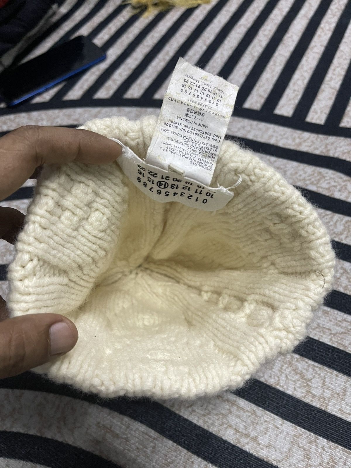 Maison Margiela MM14 MAISON MARTIN MARGEILA KNIT WOOL BEANIE HAT Size ONE SIZE - 6 Thumbnail