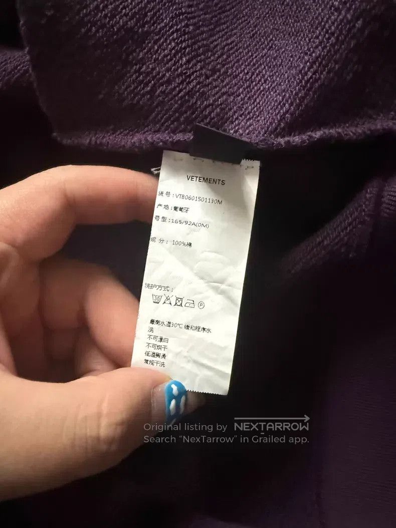Vetements VETEMENTS Embroidered Purple Sanskrit Jacket Size US M / EU 48-50 / 2 - 7 Thumbnail