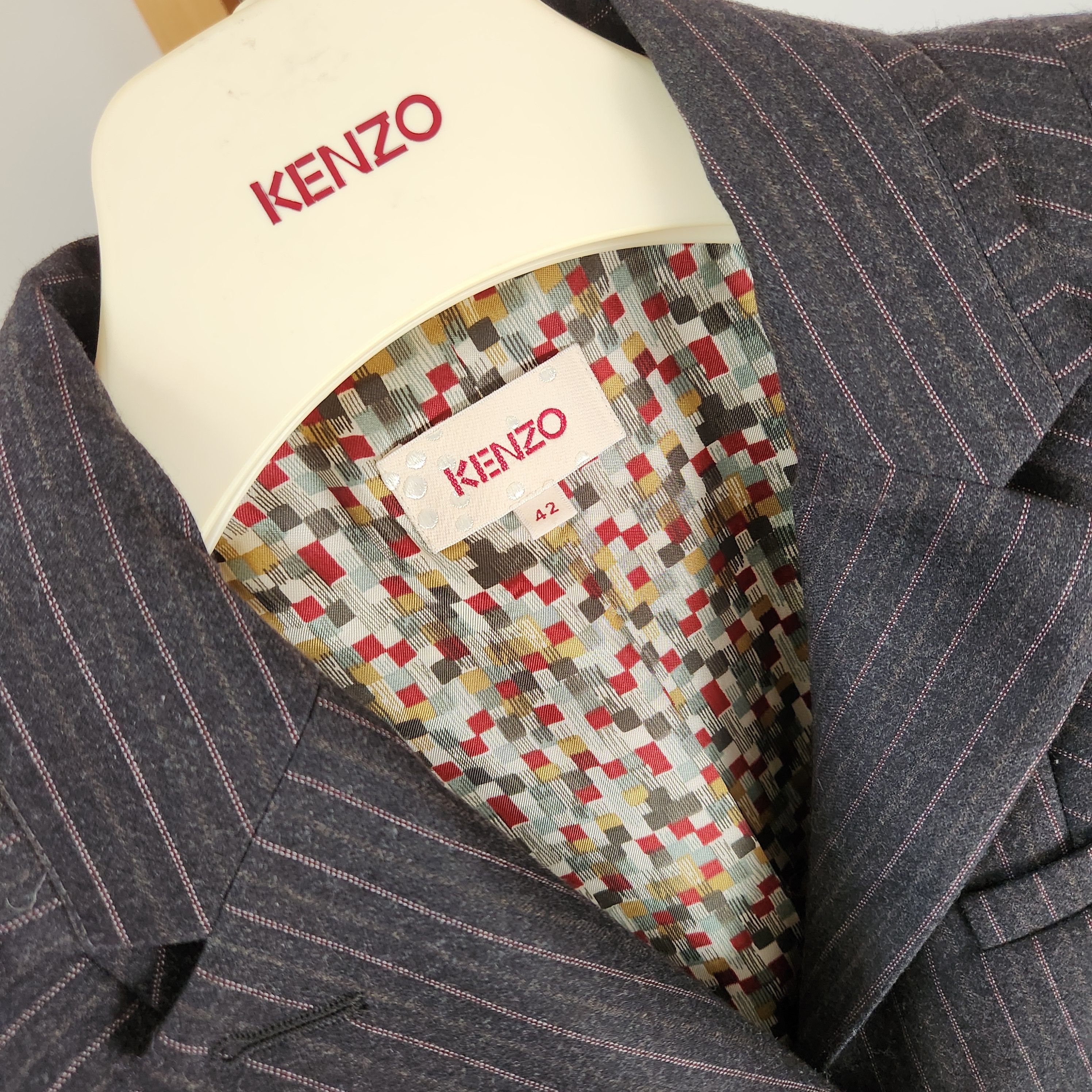 Kenzo Kenzo Wool Blazer Size M / US 6-8 / IT 42-44 - 3 Thumbnail