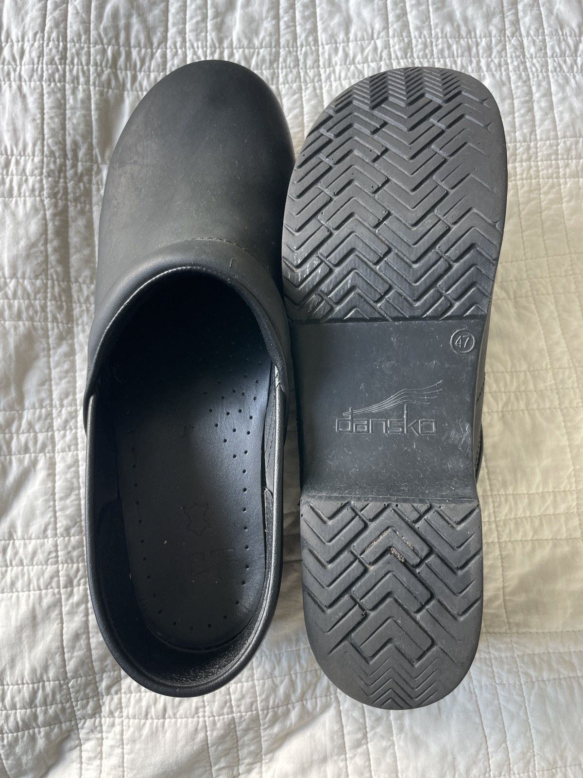Dansko Dansko black leather clog men’s 13 Size US 13 / EU 46 - 6 Thumbnail