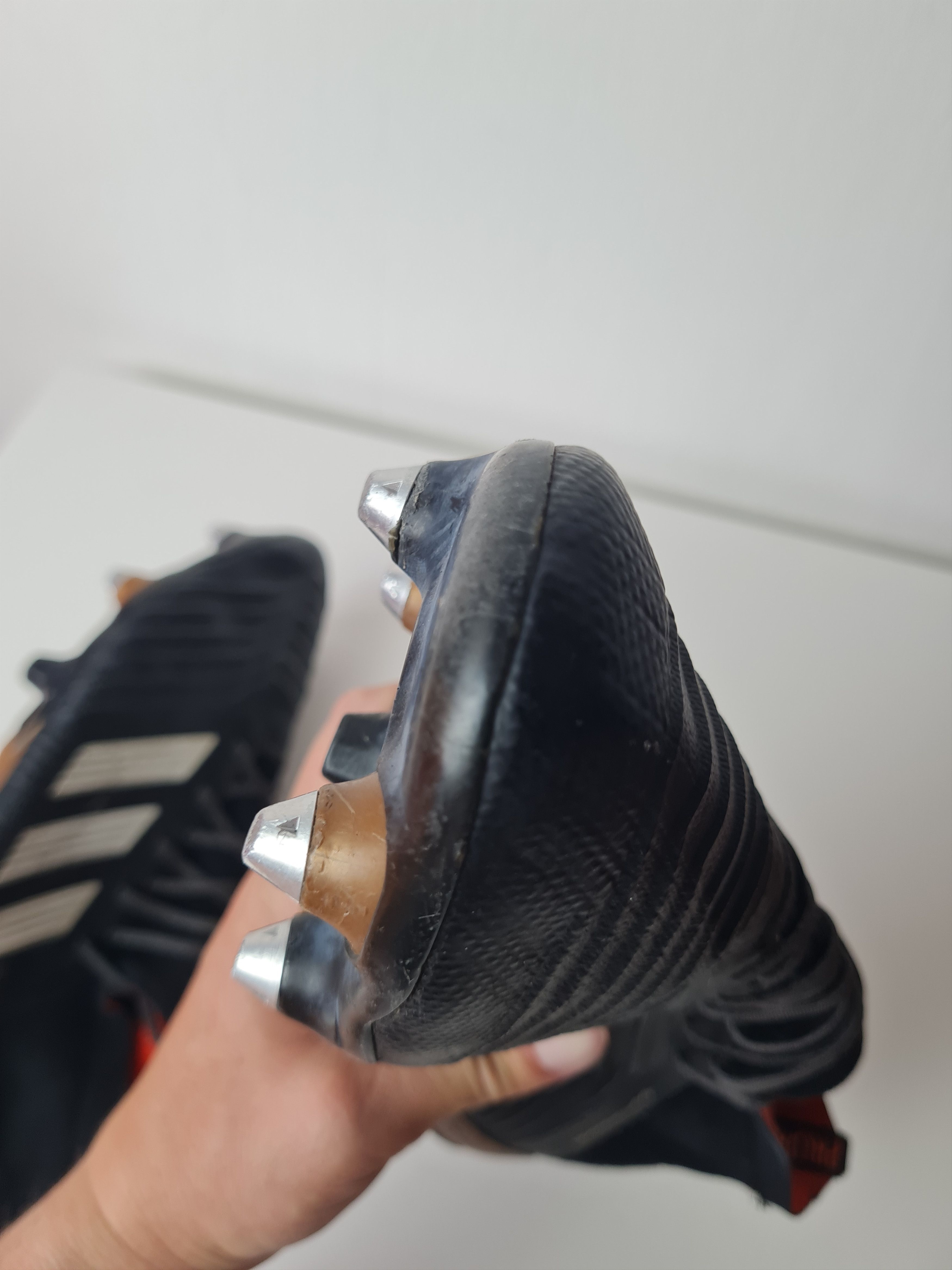 Adidas Football Soccer Boots Adidas Predator SG black Cleats UK8 Size US 9 / EU 42 - 9 Thumbnail