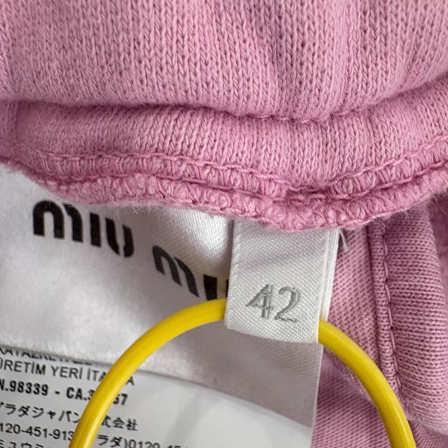 Miu Miu MIUMIU Pink Embroidered Logo Women's Sweatpants Size 28" / US 6 / IT 42 - 5 Thumbnail