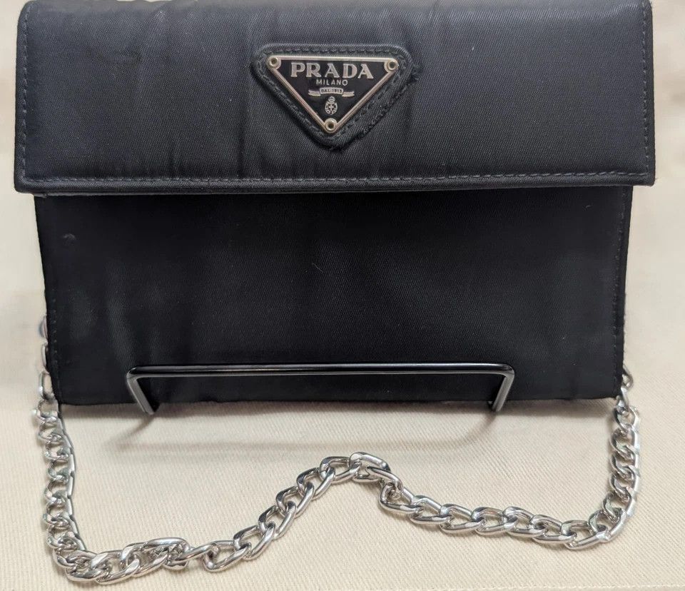 Prada Prada Wallet nylon Black Leather inside Made In Italy Size ONE SIZE - 2 Thumbnail