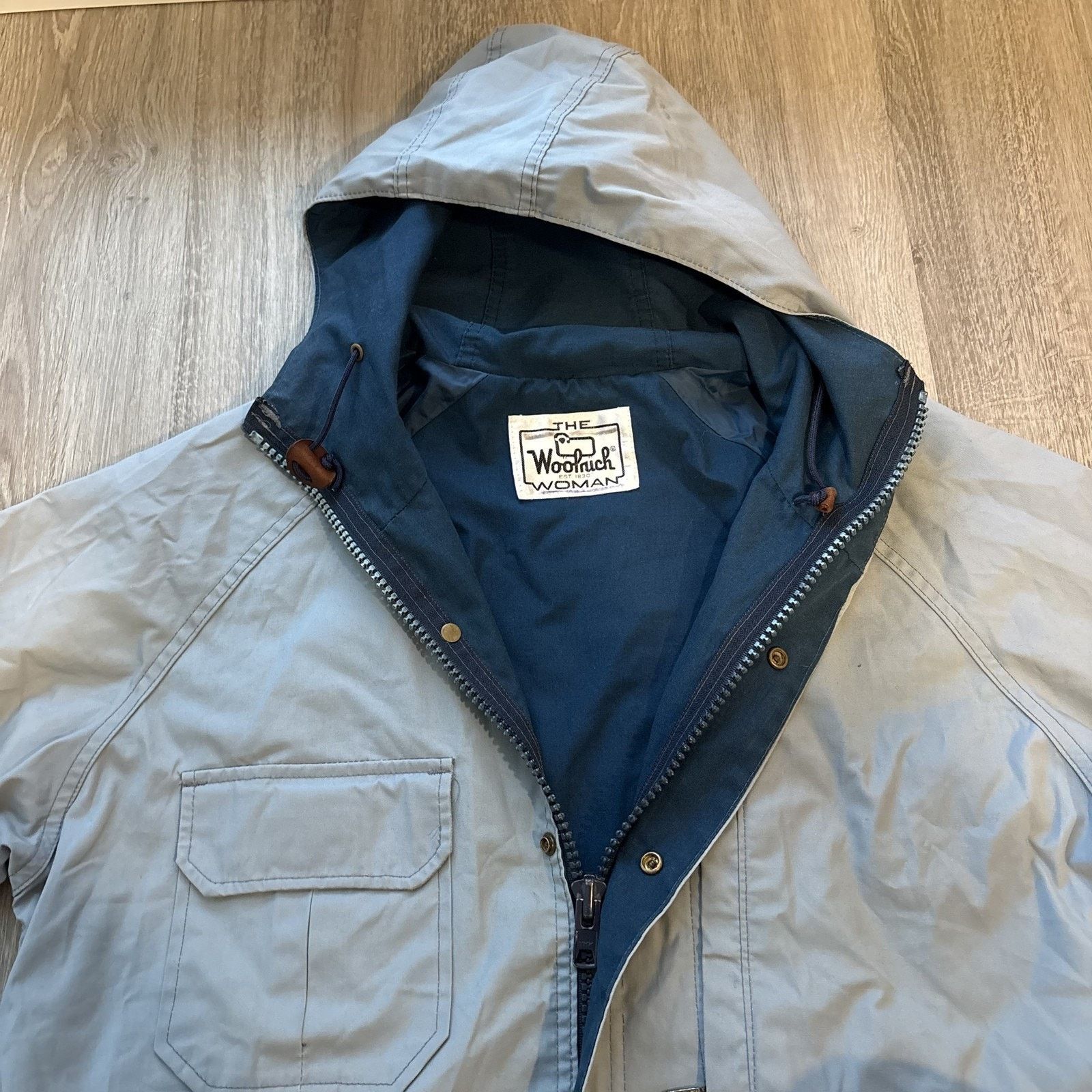 Woolrich Woolen Mills Woolrich Women's Vintage Hooded Field Gray M Size M / US 6-8 / IT 42-44 - 4 Thumbnail