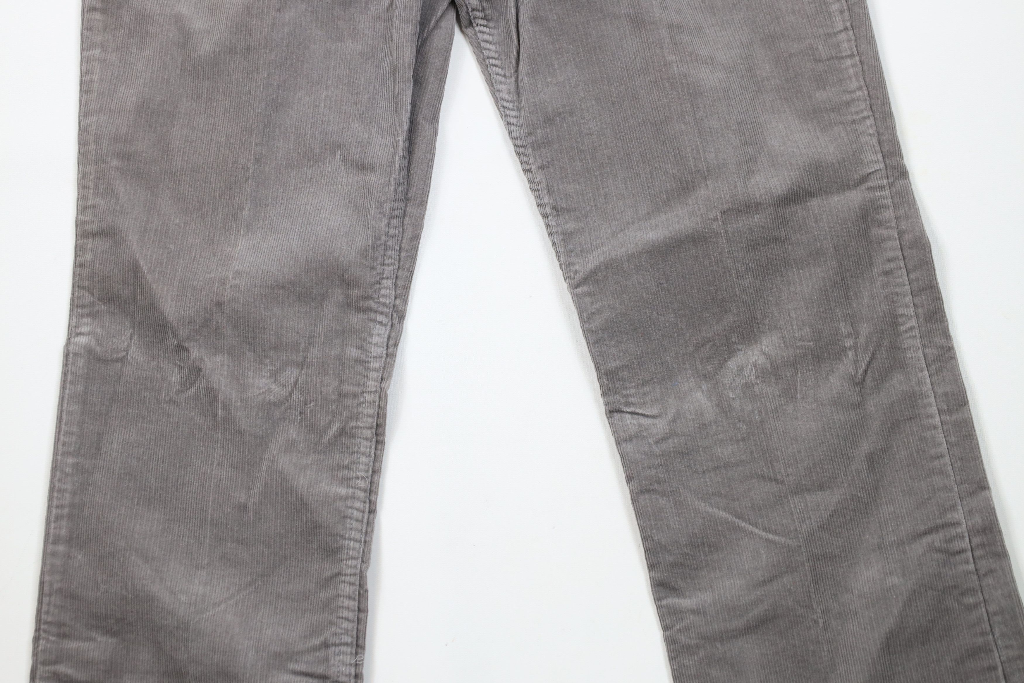 Vintage Vintage 90s Streetwear Wide Leg Corduroy Pants Gray USA Size US 36 / EU 52 - 3 Thumbnail