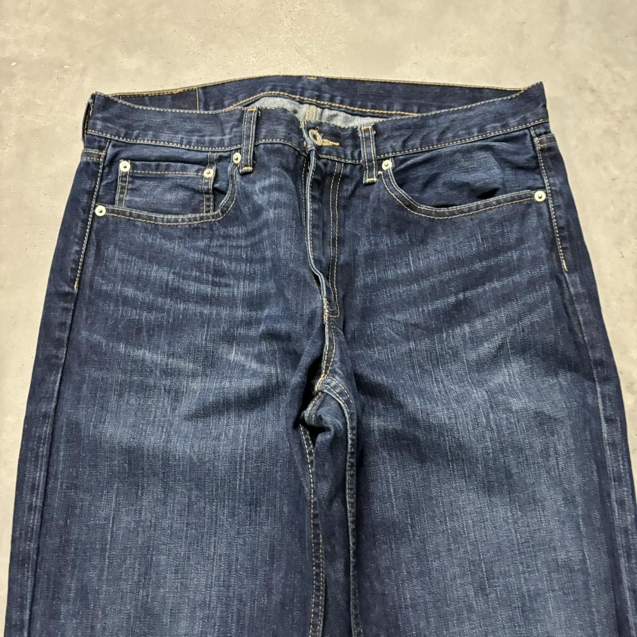 Levi's × Vintage Crazy Vintage Y2K/2000s Baggy Dark Wash Levi’s Grunge Denim Jeans! Size US 34 / EU 50 - 5 Thumbnail