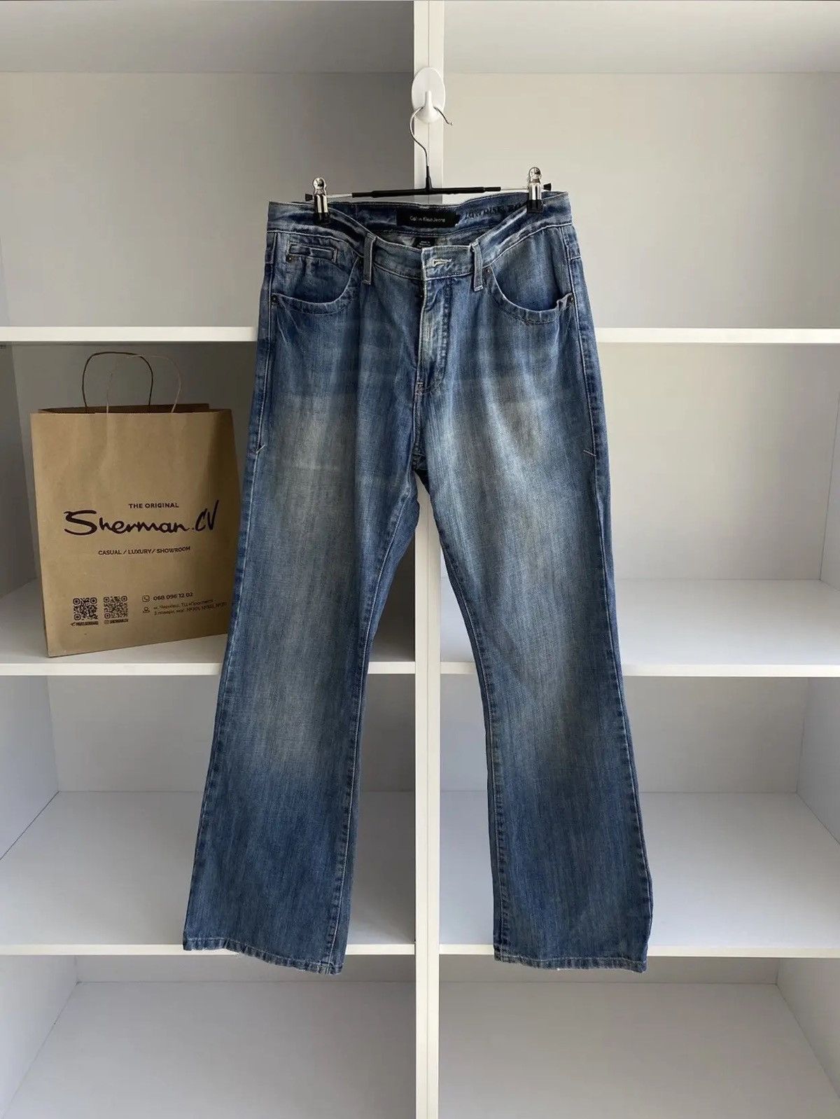 Calvin Klein × Vintage Vintage Calvin Klein Japanese style jeans pants Size US 33 - 5 Thumbnail