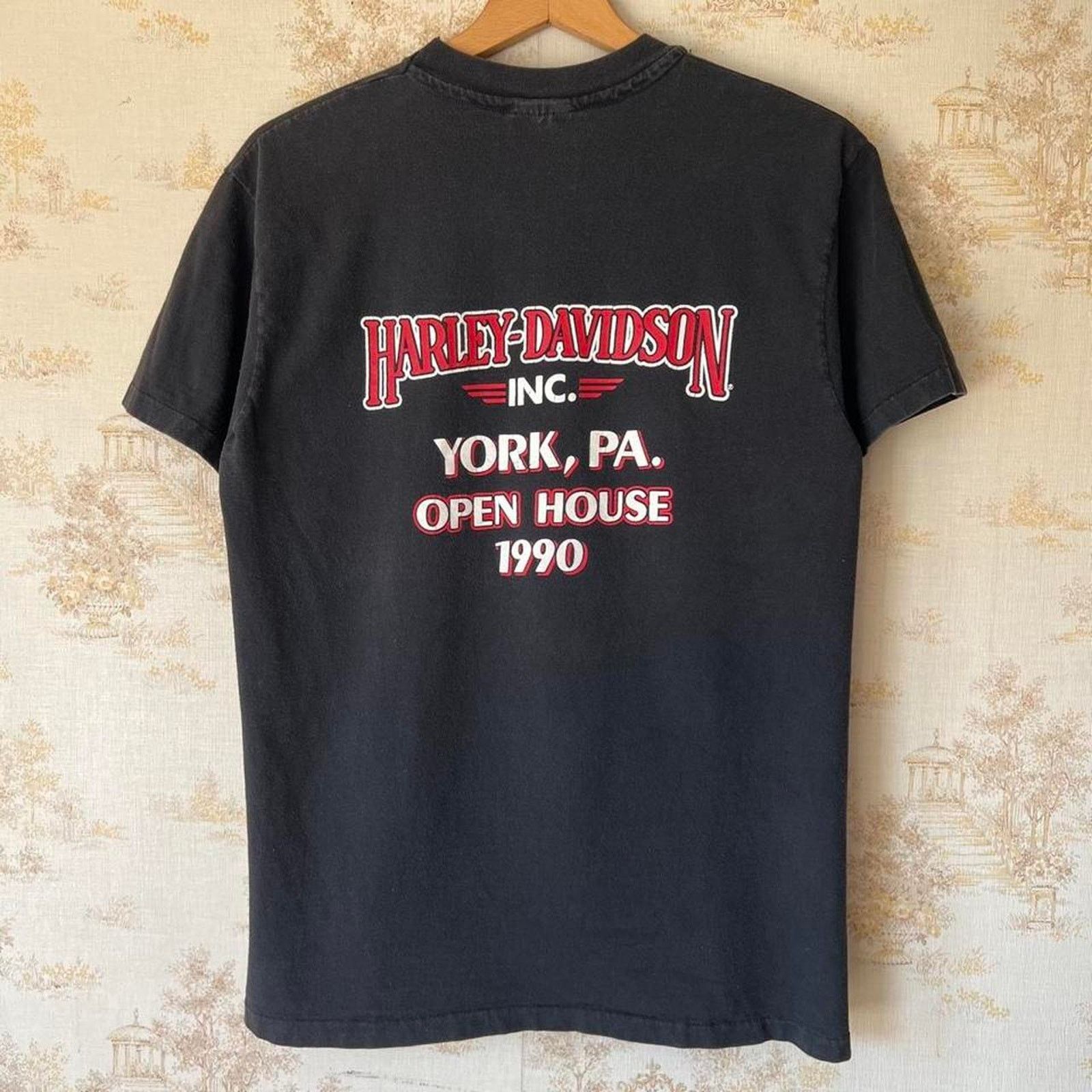 Harley Davidson 90s Harley-Davidson Tee | America Starts Here | York PA | L Size US L / EU 52-54 / 3 - 12 Thumbnail
