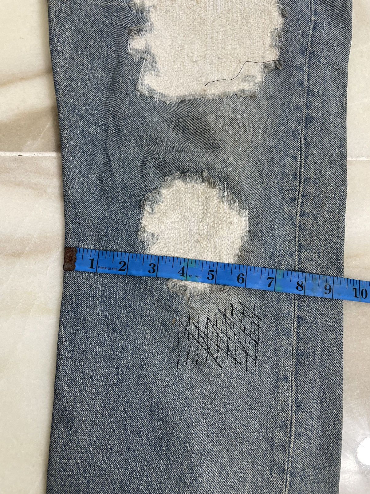 Levi's Levis Vintage 501 Reconstructed Distressed Design Size US 34 / EU 50 - 13 Thumbnail
