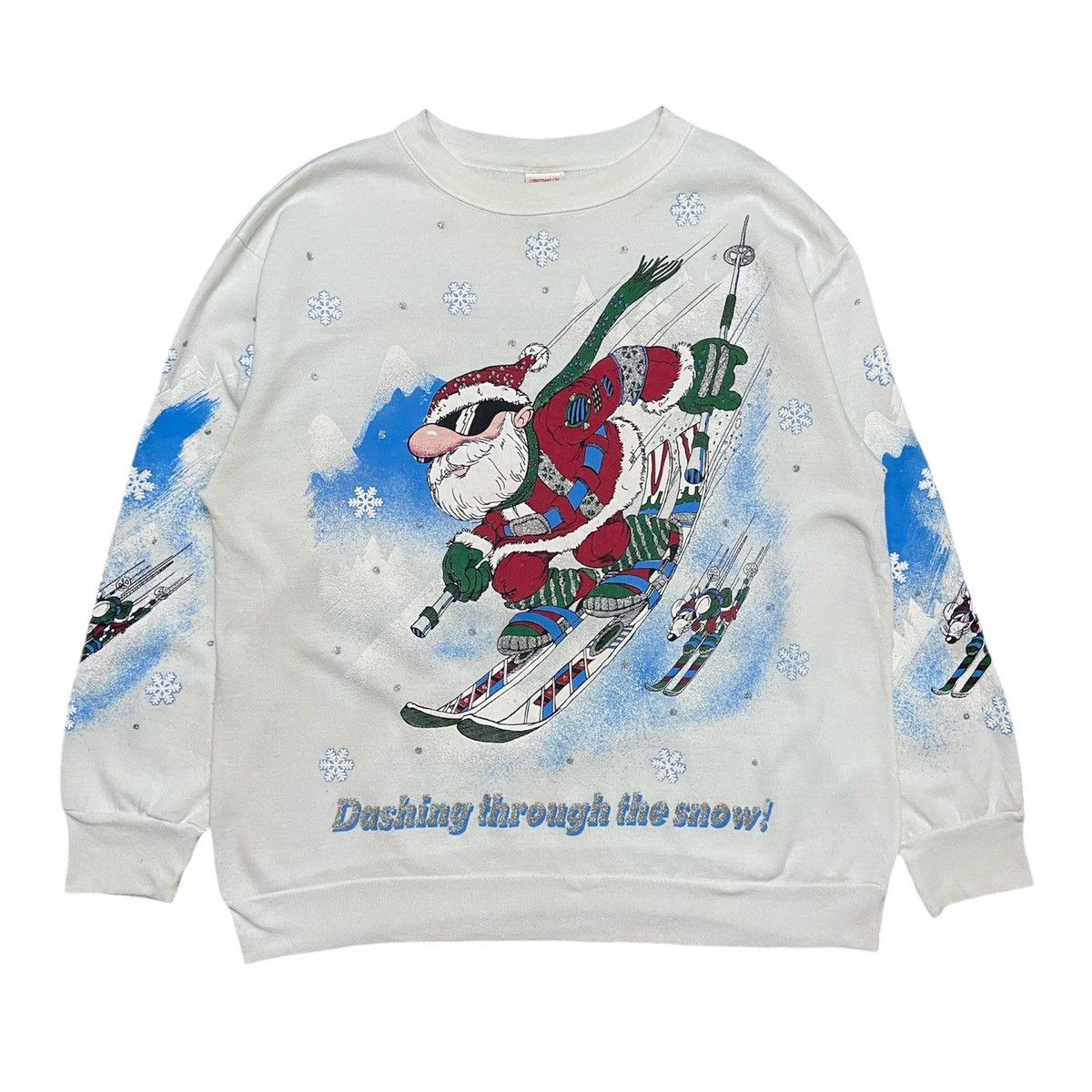 Vintage Vintage 90s Christmas on Mainstreet Size US L / EU 52-54 / 3 - 1 Thumbnail