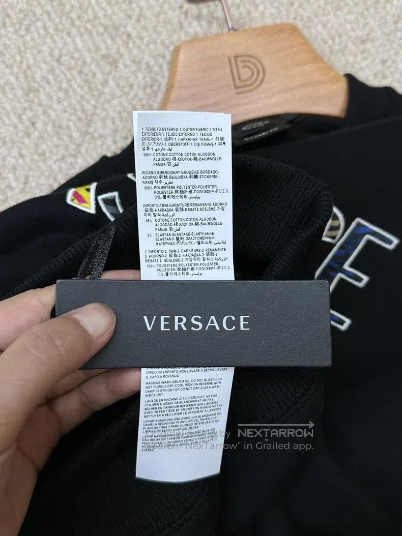 Versace Versace Black casual crew neck sweatshirt Size US S / EU 44-46 / 1 - 6 Thumbnail