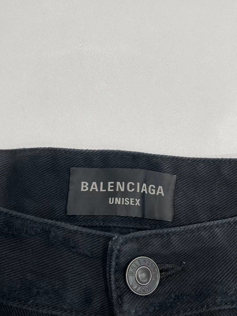 Balenciaga Balenciaga size XS Torn Distressed Denim Jeans Size US 27 - 6 Thumbnail