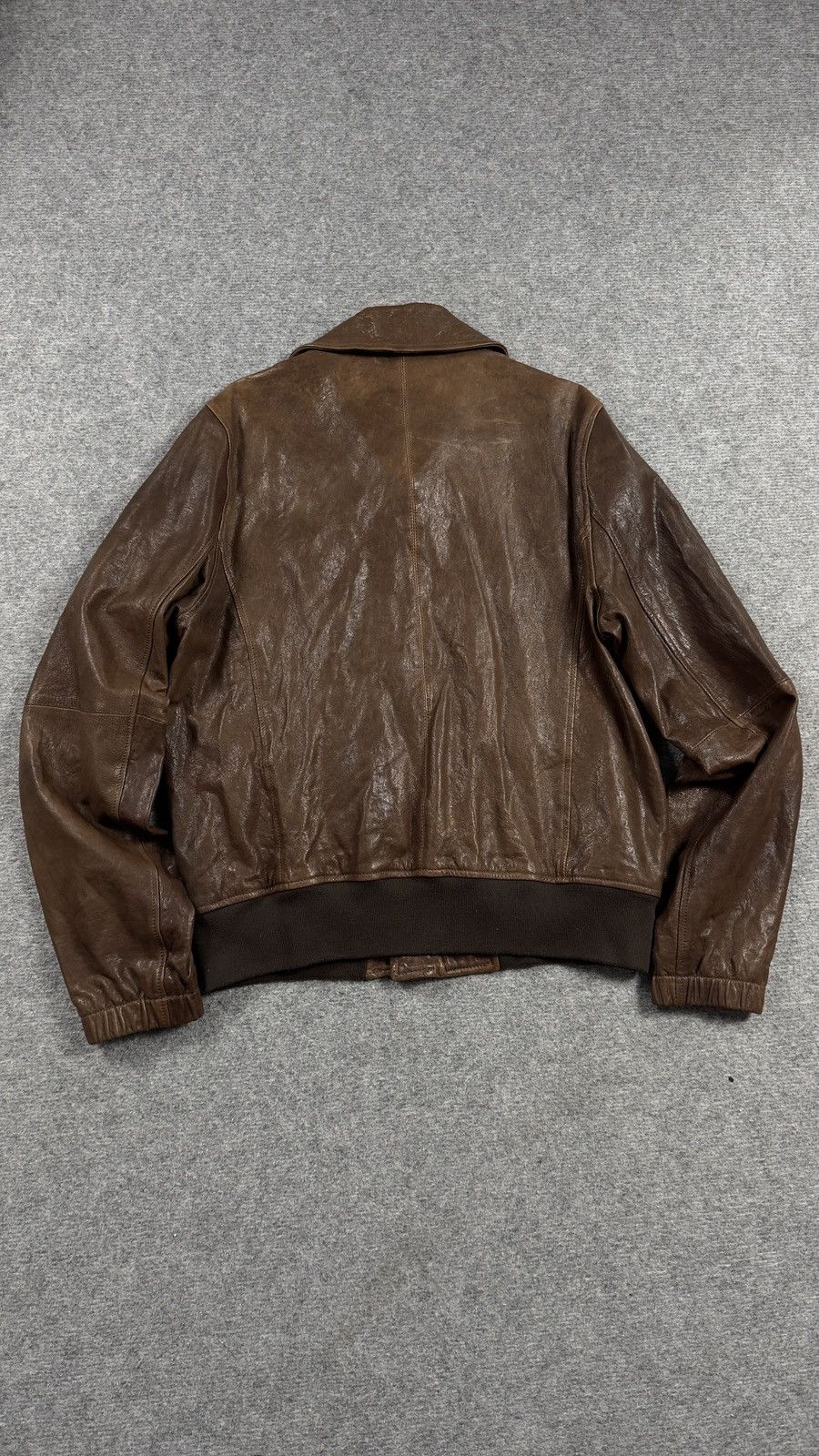 Ralph Lauren Vintage Polo Jeans Ralph Lauren A-2 Leather Bomber Jacket XL Size US XL / EU 56 / 4 - 13 Thumbnail